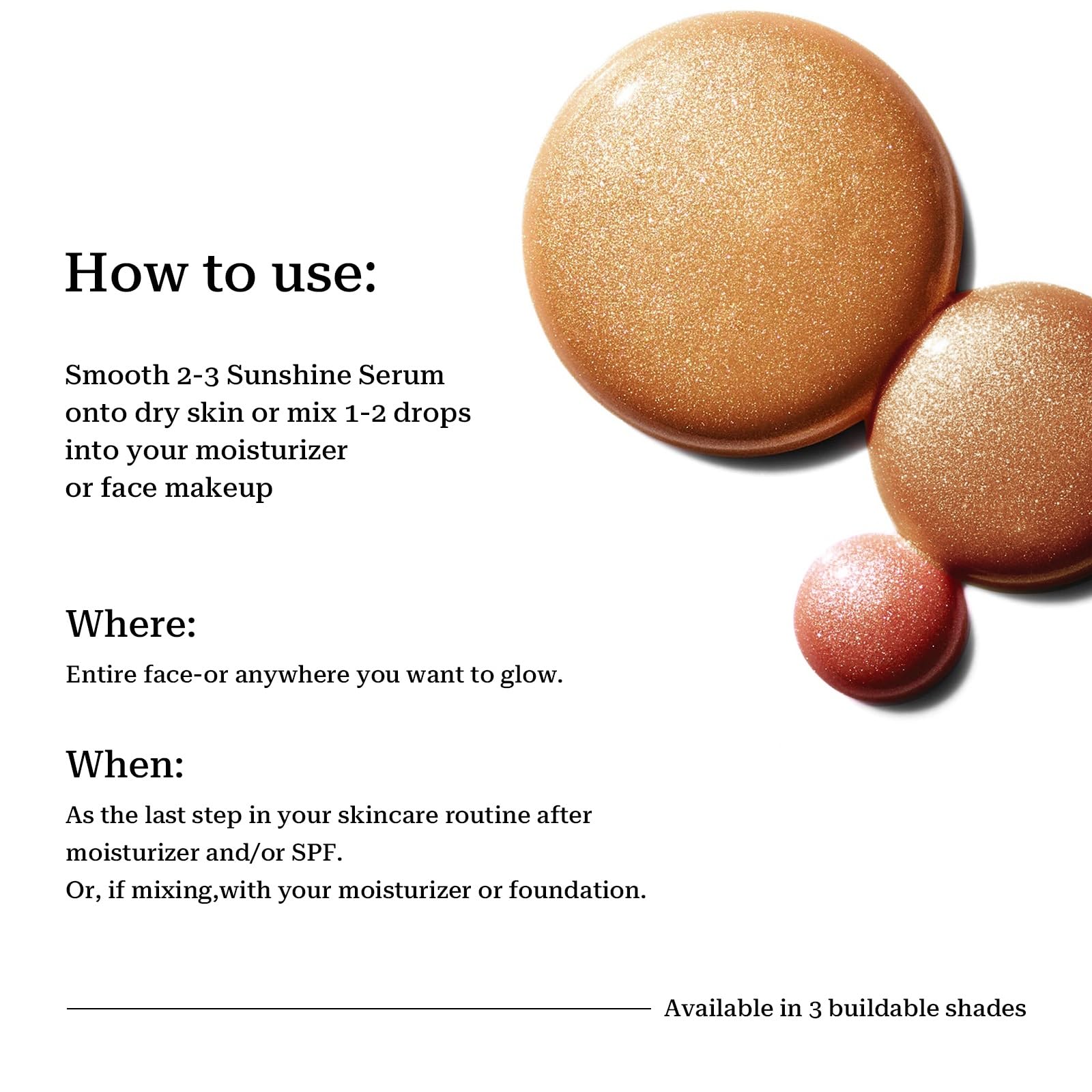 SWETIYOU Bronzing Drops, Lightweight and Non-greasy Liquid Bronzer for Face & Body, Instant Sunshine Glow Serum for Flawless Skin & Radiant Finish (RUST RED) SWETIYOU Au supplements