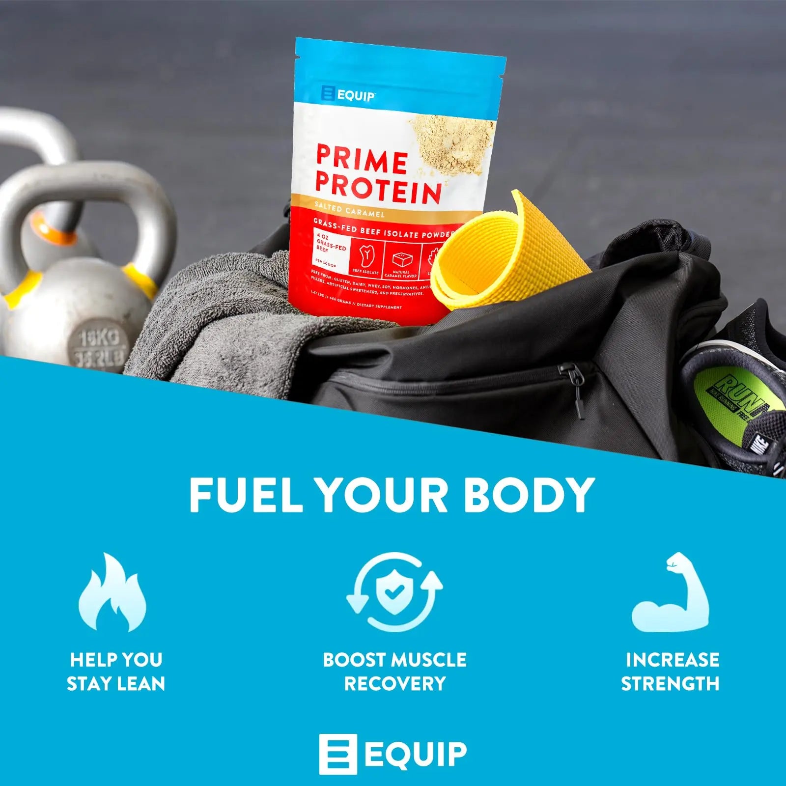 Equip Foods Prime Protein - Grass Fed Beef Protein Powder Isolate - Paleo and Keto Equip Au supplements