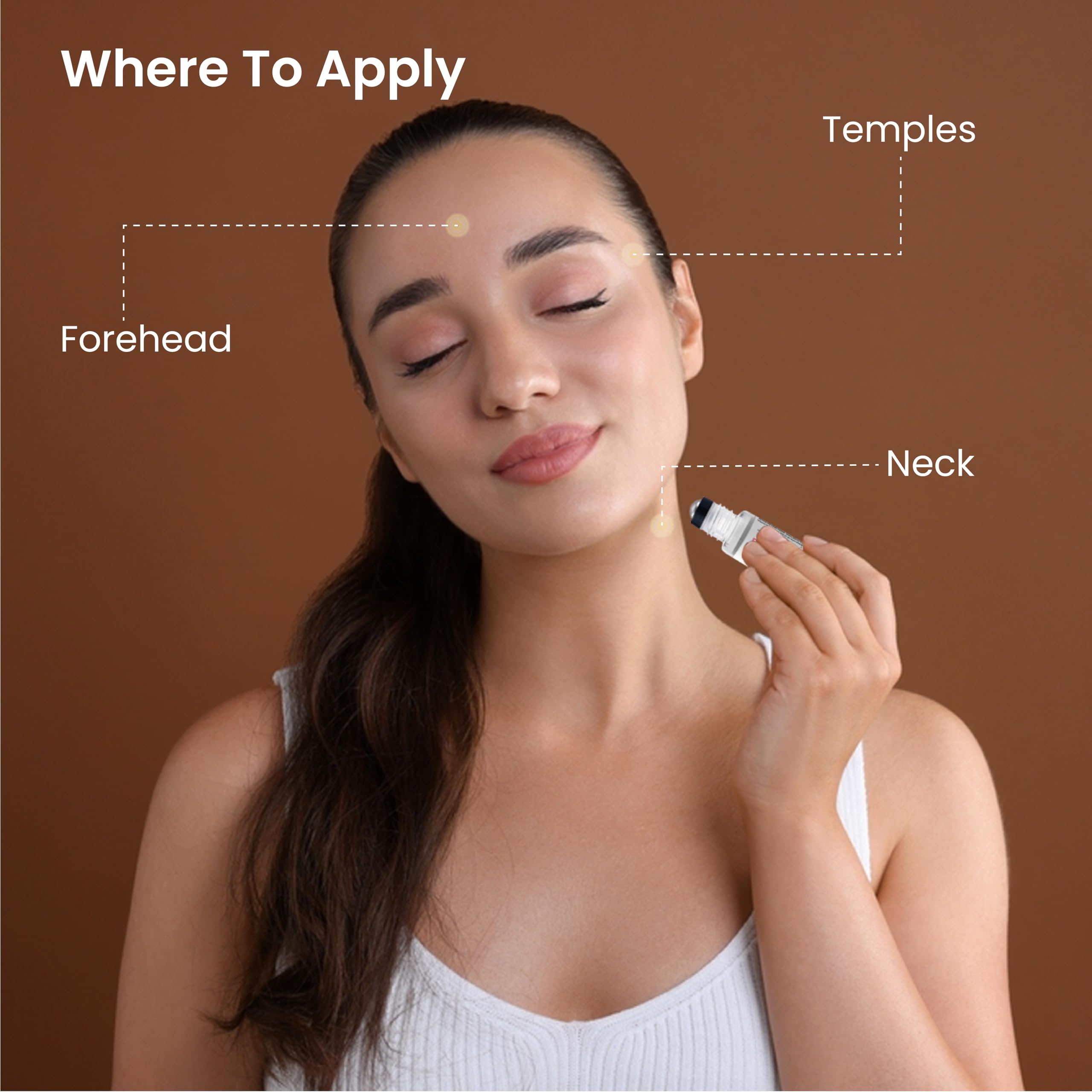 Benevita Migraine Relief Stick Roll-On – Organic, Natural, Cruelty-Free Headache Relief Roll-On – Peppermint, Spearmint, & Lavender Essential Oil Roller for Tension & Stress Benevita Au supplements
