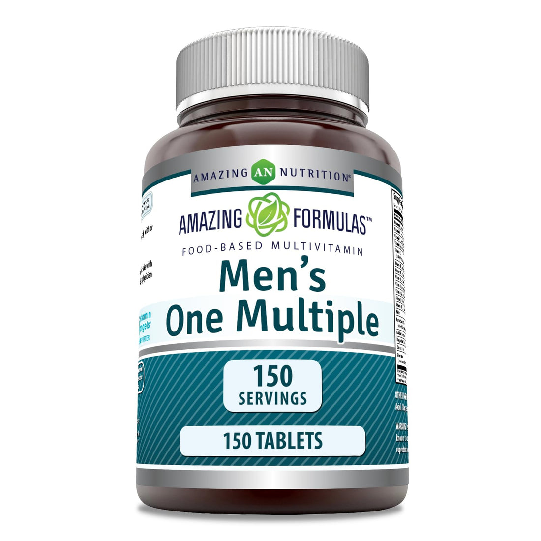 Amazing Formulas Men's One Multivitamin Supplement | Food Based | 150 Tablets | Perfect Blend of Vitamins, Minerals & Probiotics | Non-GMO | Gluten-Free | Made in USA Amazing Nutrition Au supplements
