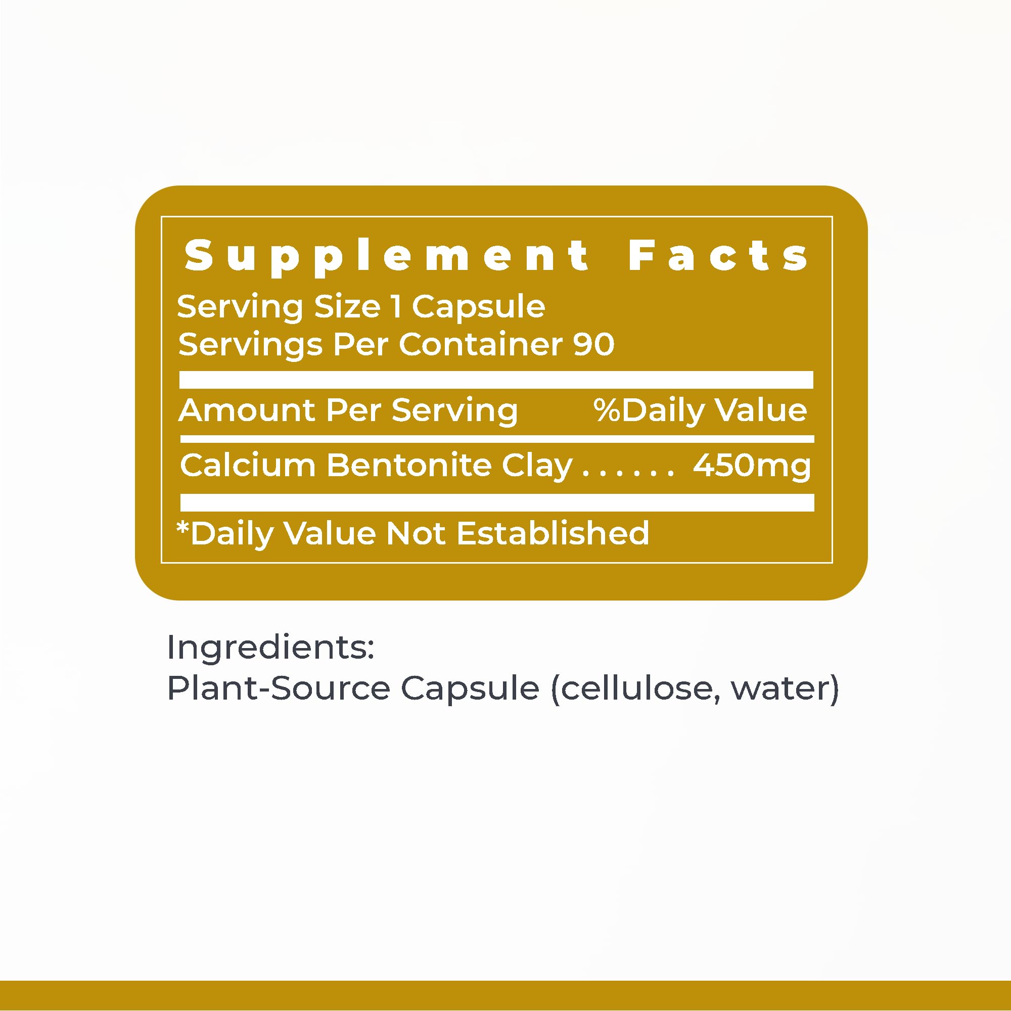 Premier Research Labs Medi-Clay-FX: Bentonite Clay Capsules for Detoxification | Food Grade Smectite Supplement | Absorb Toxins, Supports Cellular Health and Mold Detox - 90 Capsules Premier Research Labs Au supplements