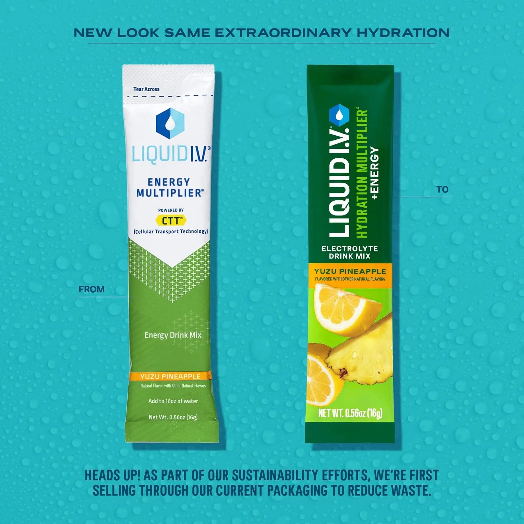 Liquid I.V.® Hydration Multiplier +Energy - Yuzu Pineapple | Electrolyte Powder Drink Mix | 1 Pack (14 Servings) Liquid I.V. Au supplements