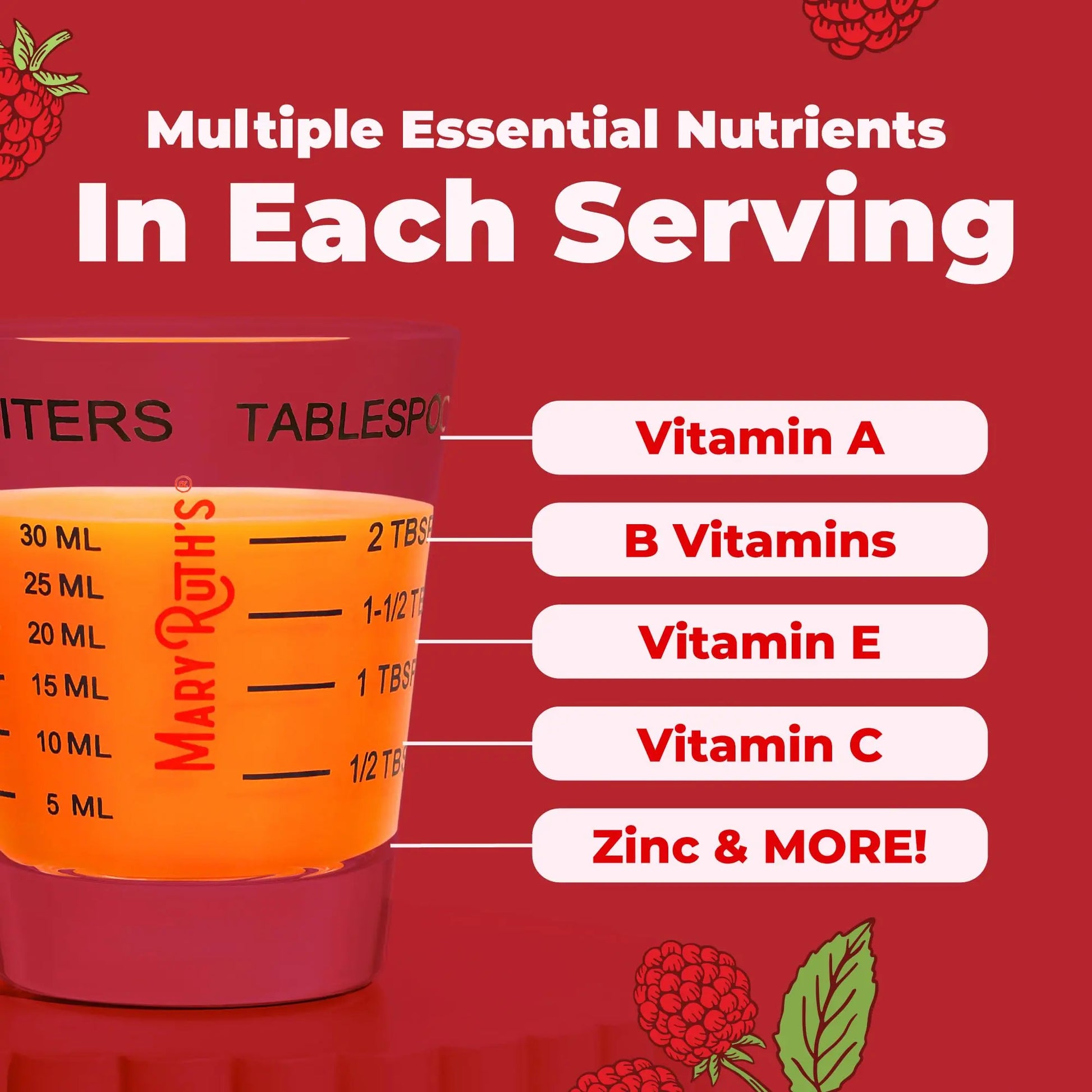 MARYRUTH'S Multivitamin for Women, Men & Kids | Liquid Morning Multivitamin | Vitamin A C D E B6 B12 Biotin Zinc MARYRUTH'S Au supplements