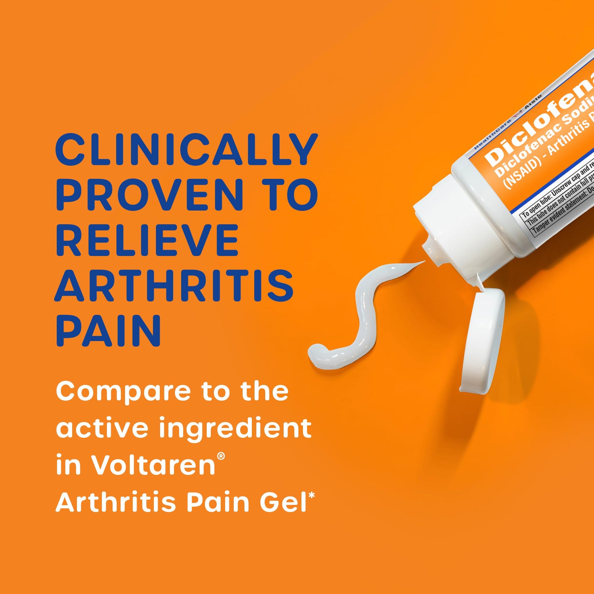 HealthCareAisle Diclofenac Gel, 1%, Arthritis Pain Relief - 100 g tube - Original Prescription Strength (NSAID) HealthCareAisle Au supplements