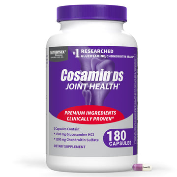 Nutramax Laboratories Cosamin® DS Joint Health Supplement with Glucosamine & Chondroitin for Adult Men & Women, Joint Supplement, 180 Capsules Nutramax Laboratories Au supplements