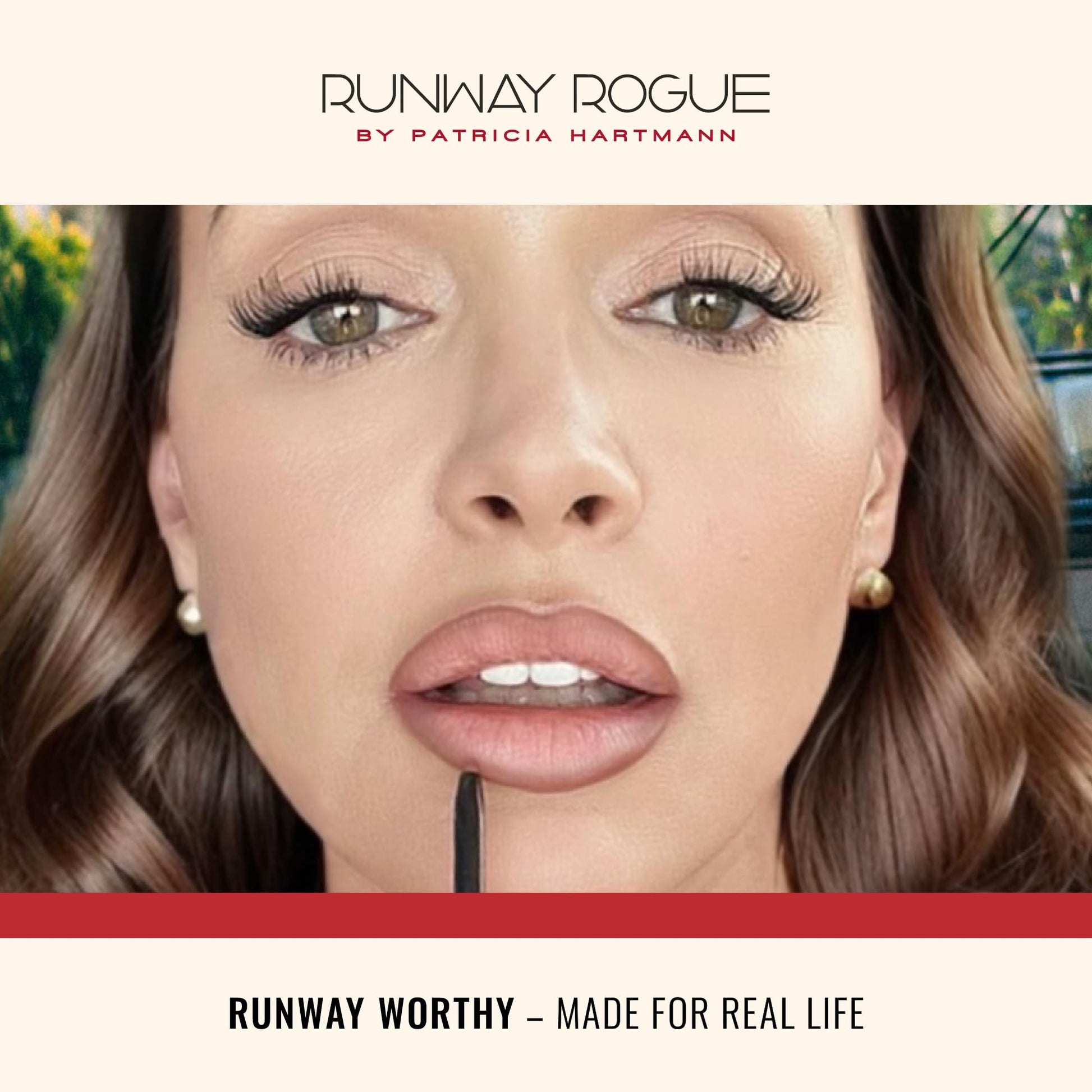 Runway Rogue Designer Liner Lip Pencil, Matte Cool Berry-Rose Lip Liner Pencil and Lip Liner Sharpener, ‘Camera Ready’ Runway Rogue Au supplements