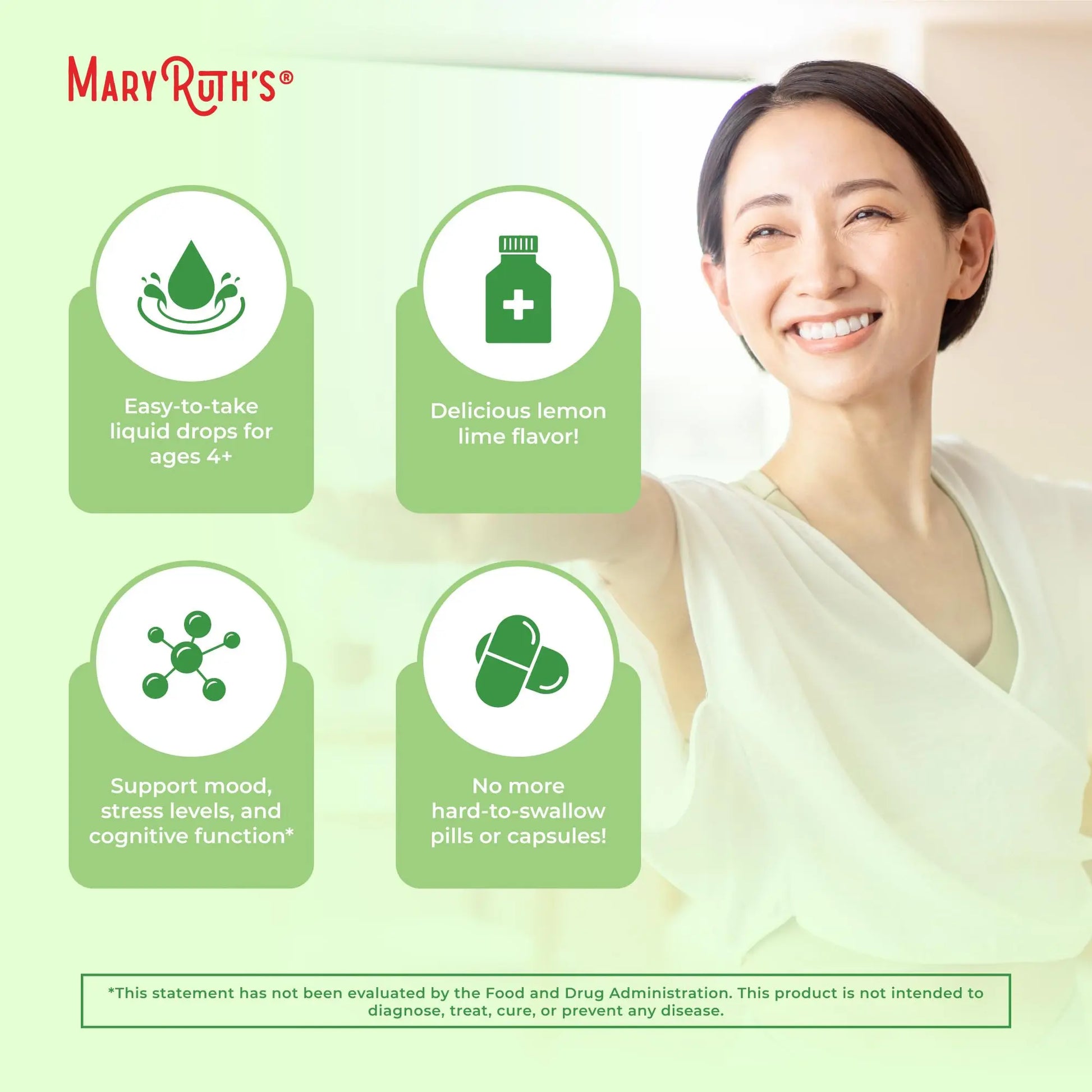 MaryRuth's L Theanine 200mg Liquid Drops | Mood Support for Adults & Kids | Focus Supplement | Natural Sleep Support | Vegan MARYRUTH'S Au supplements
