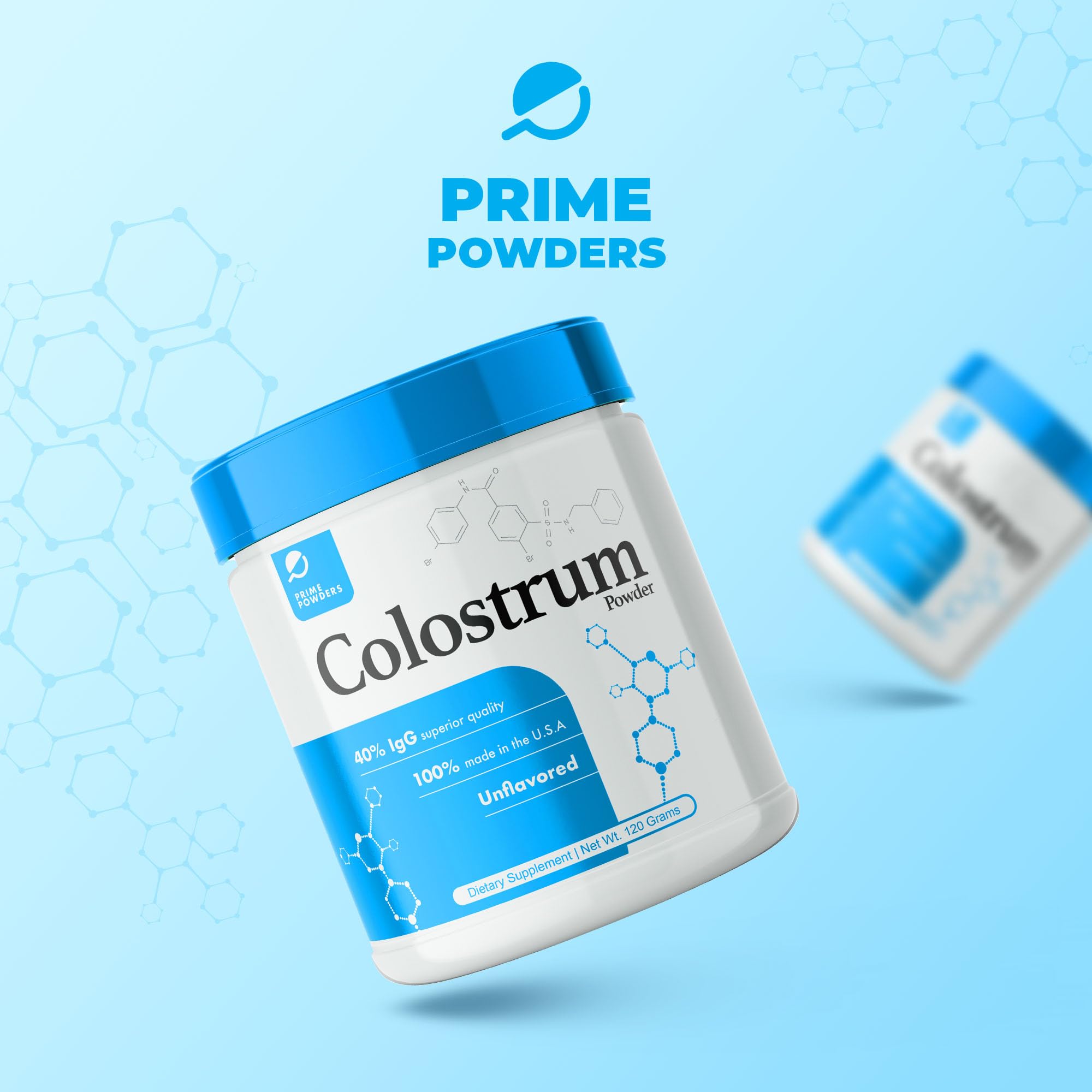 Prime Powders Colostrum Over 40% IgG, Grass Fed, Gut Health, Bloating Immunity Skin Prime Powders Au supplements