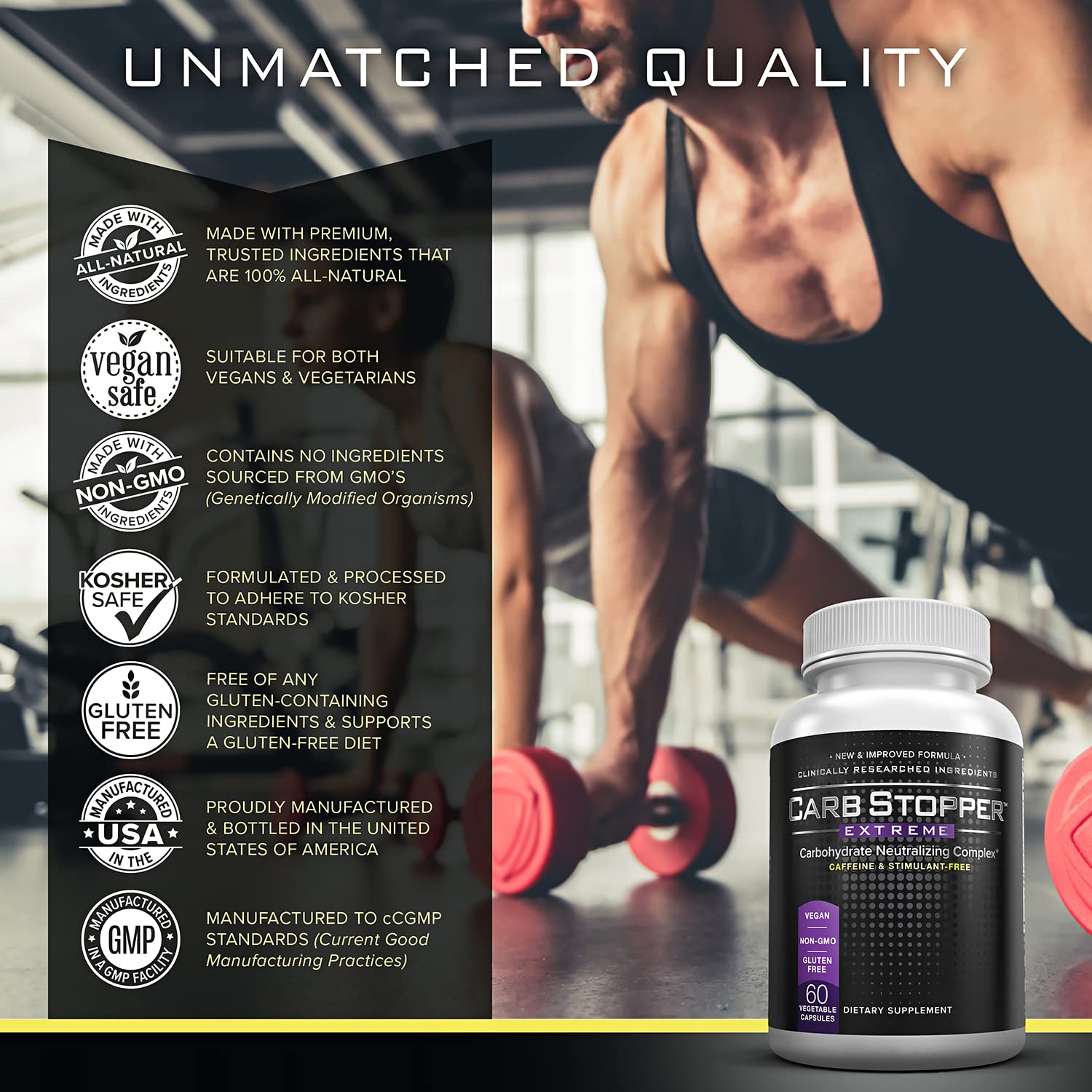 Carb Stopper Extreme (5 Bottles Maximum Strength, Natural Carbohydrate and Starch Carb Stopper Extreme Au supplements