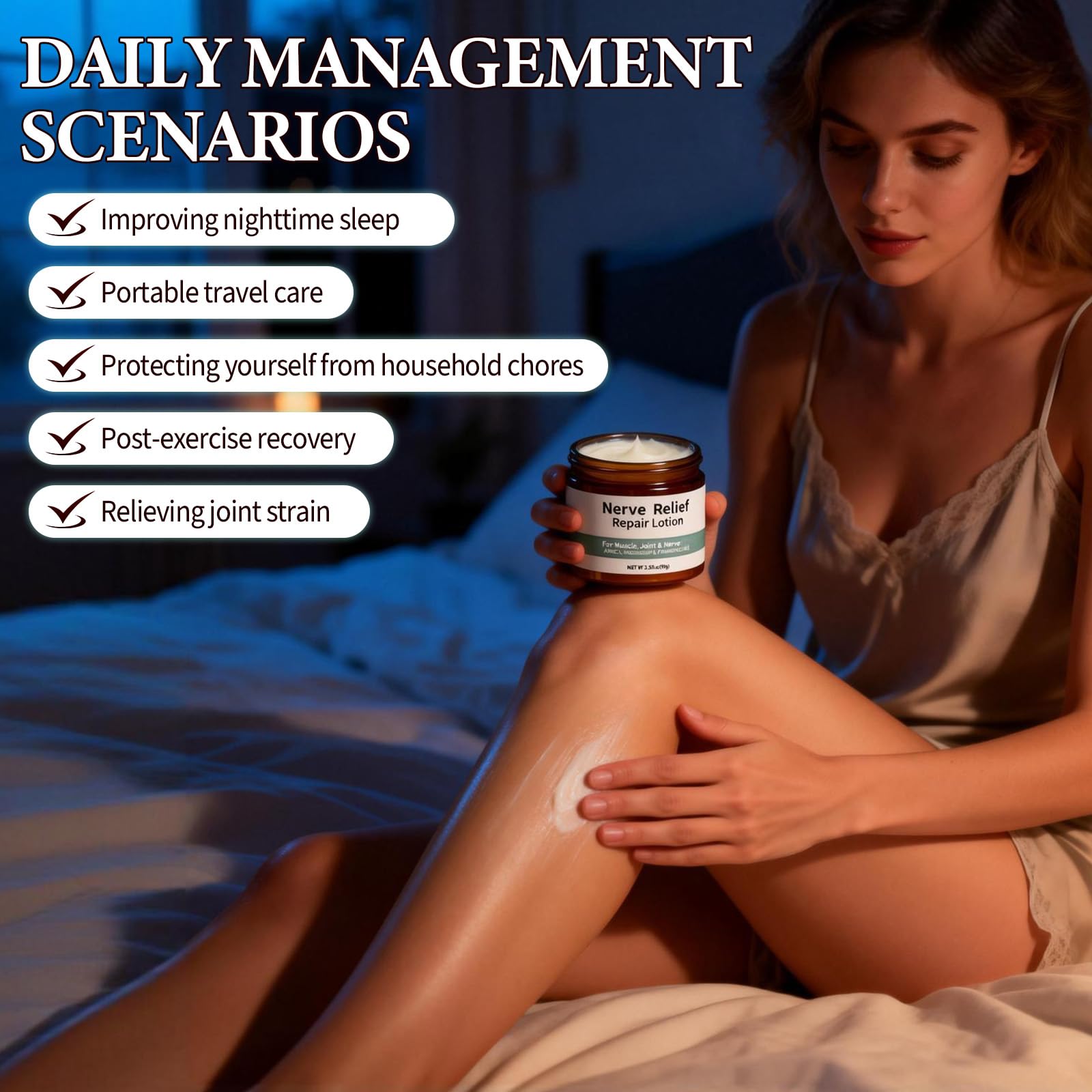 DESKPAL 2PCS Alcura Nerve Cream, Alcura Neuropathy Lotion with Arnica, Magnesium for Body, Joint, Knee, Lumbar, Neck, Hand and Feet DESKPAL Au supplements
