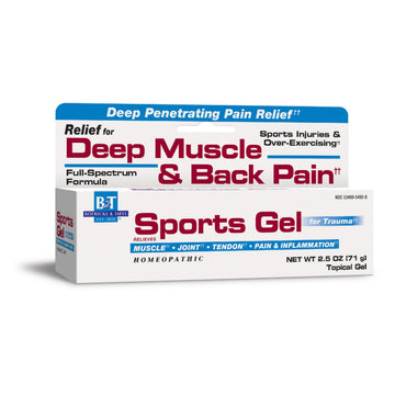 Nature's Way Boericke & Tafel Sports Gel, Relief for Deep Muscle, Joint, Tendon, & Back Pain and Inflammation, Homeopathic, 2.5 oz Nature's Way Au supplements