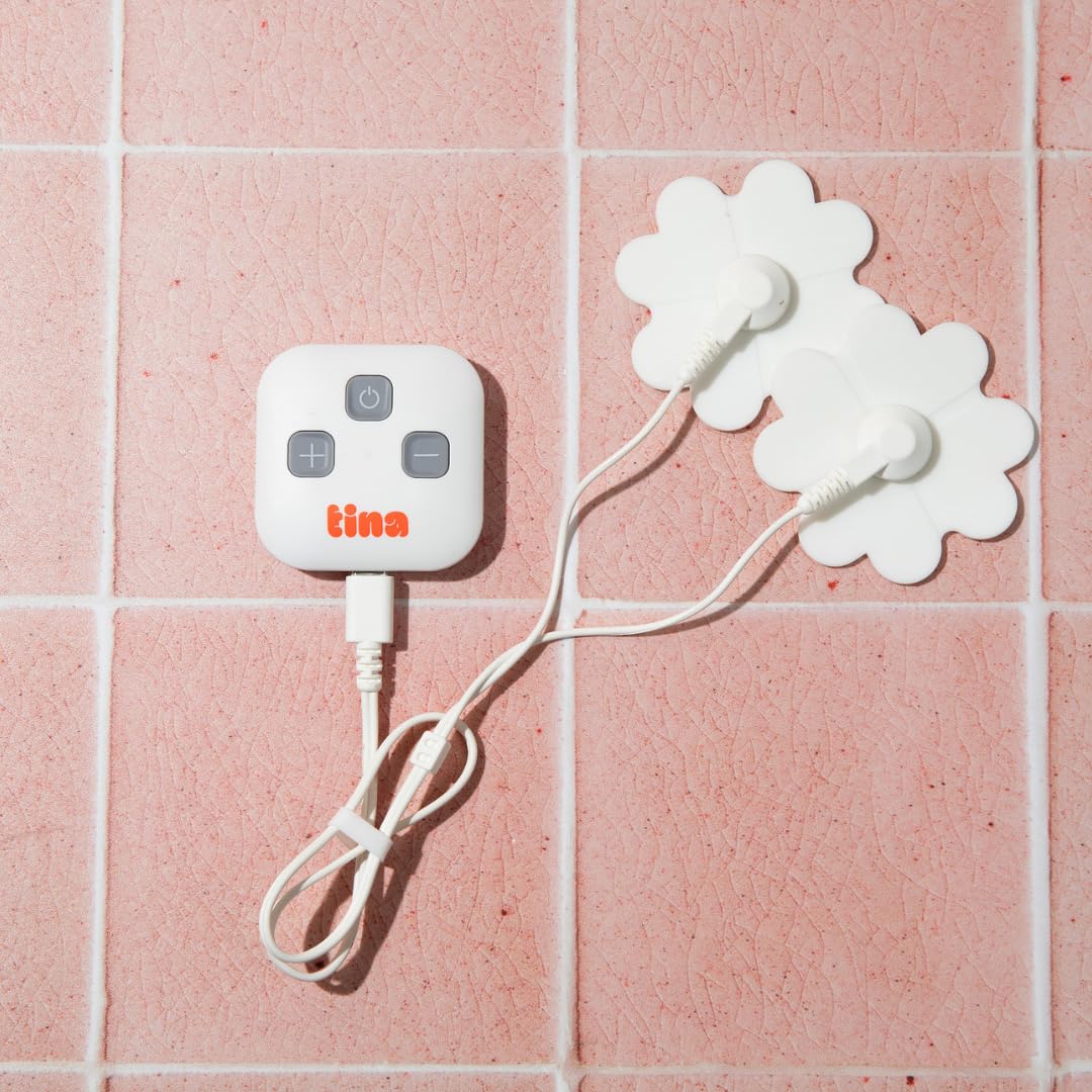 Tensie | Portable Period Pain Relief Device | 30 Gentle, Adjustable Levels for Drug-Free Menstrual Cramp or Lower Back Pain Relief | 10-Hour Battery Life, Rechargeable | Instant Period Cramp Relief TINA Au supplements