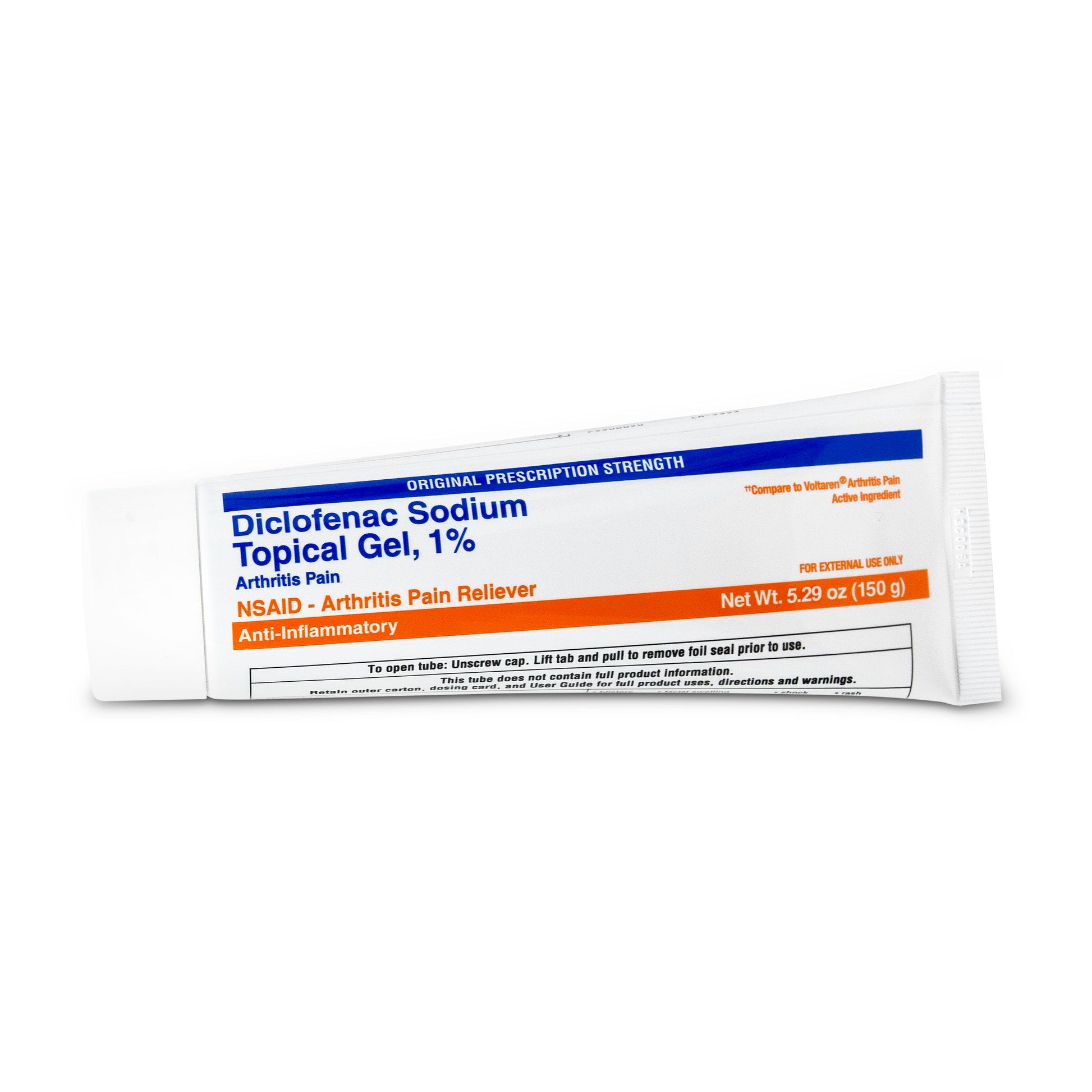 Amazon Basic Care Diclofenac Sodium Topical Gel, 1% (NSAID), Arthritis Pain Reliever for Hand, Wrist, Elbow, Foot, Ankle and Knee Pain Relief, 5.29 oz (150 grams) (Packaging may vary) Amazon Basic Care Au supplements
