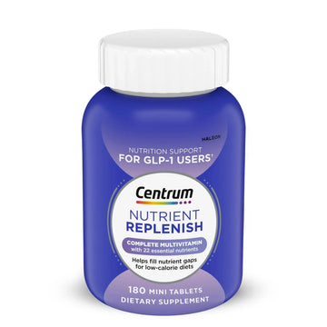 Centrum Nutrient Replenish GLP-1 Nutrition Support Multivitamin for Whole Body Health and Appearance - 180 Tablets, 6 Month Supply Centrum Au supplements