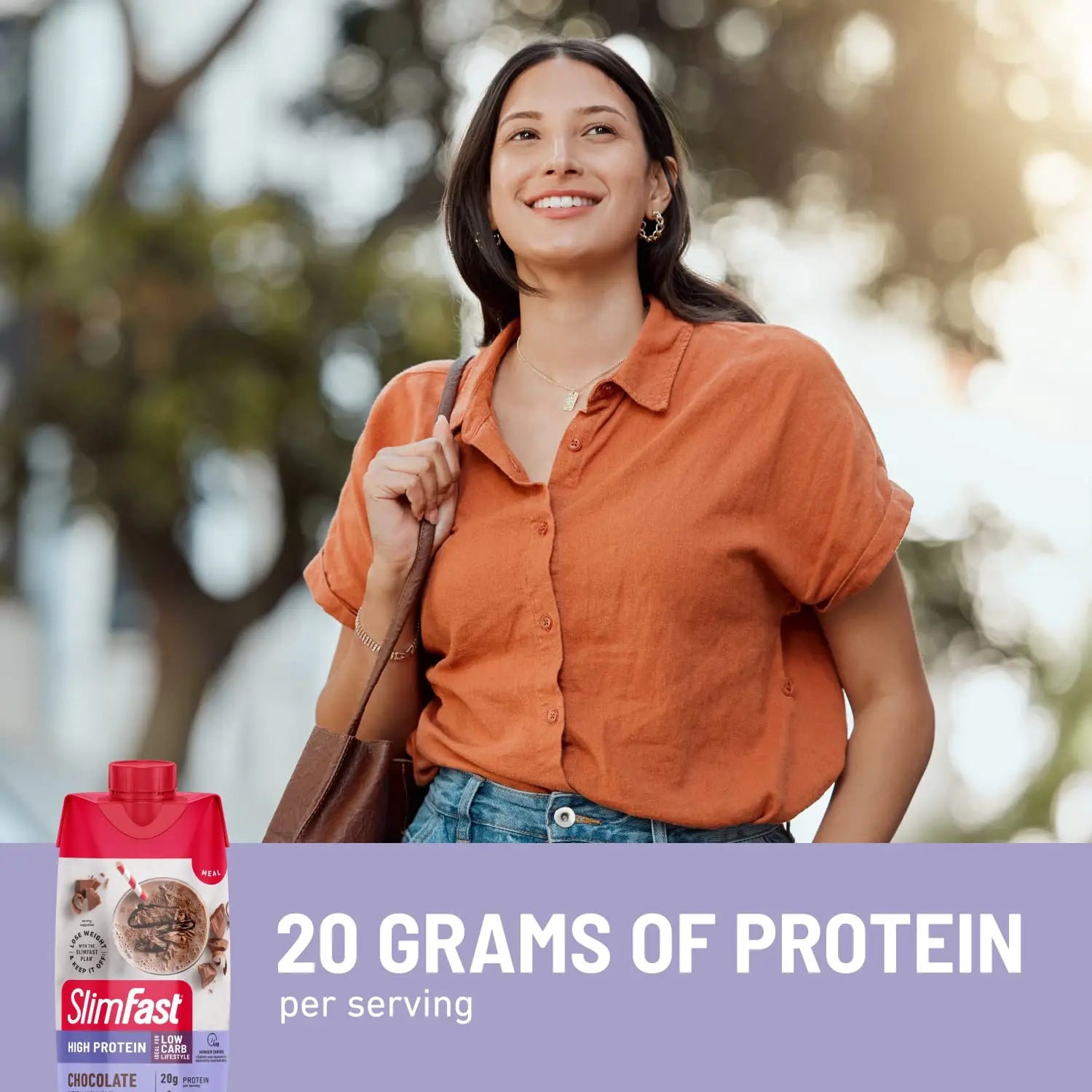 SlimFast Protein Shake, Chocolate- 20g Protein, Meal Replacement Shake Ready to Drink SlimFast Au supplements