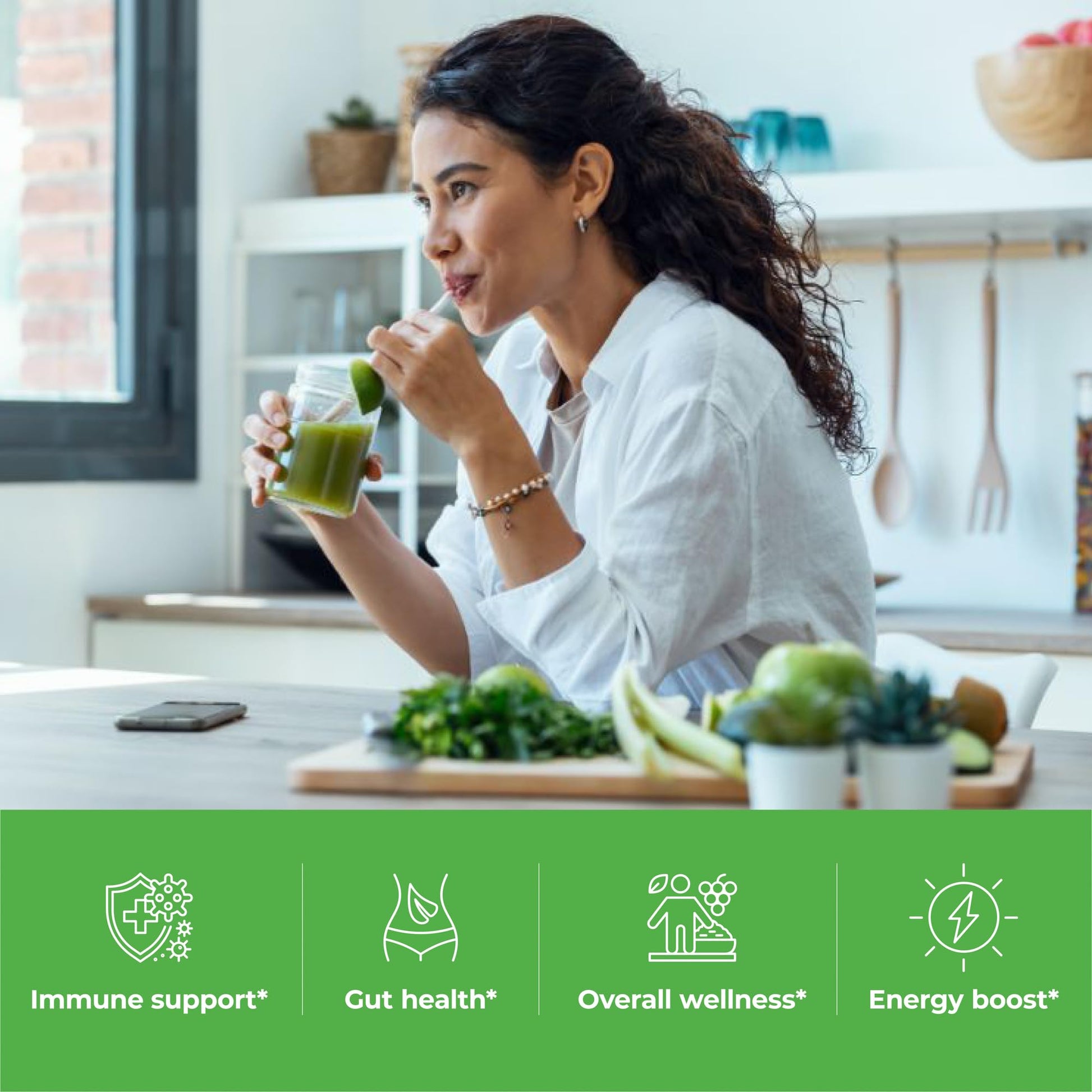 Paradise, ORAC Energy Greens Powder Extract, Super Antioxidants, Probiotics for Gut Health & Digestion, Vitamin C for Immunity, with Spirulina & Chlorella, Non-GMO, Gluten Free, 30 Servings Paradise Herbs Au supplements