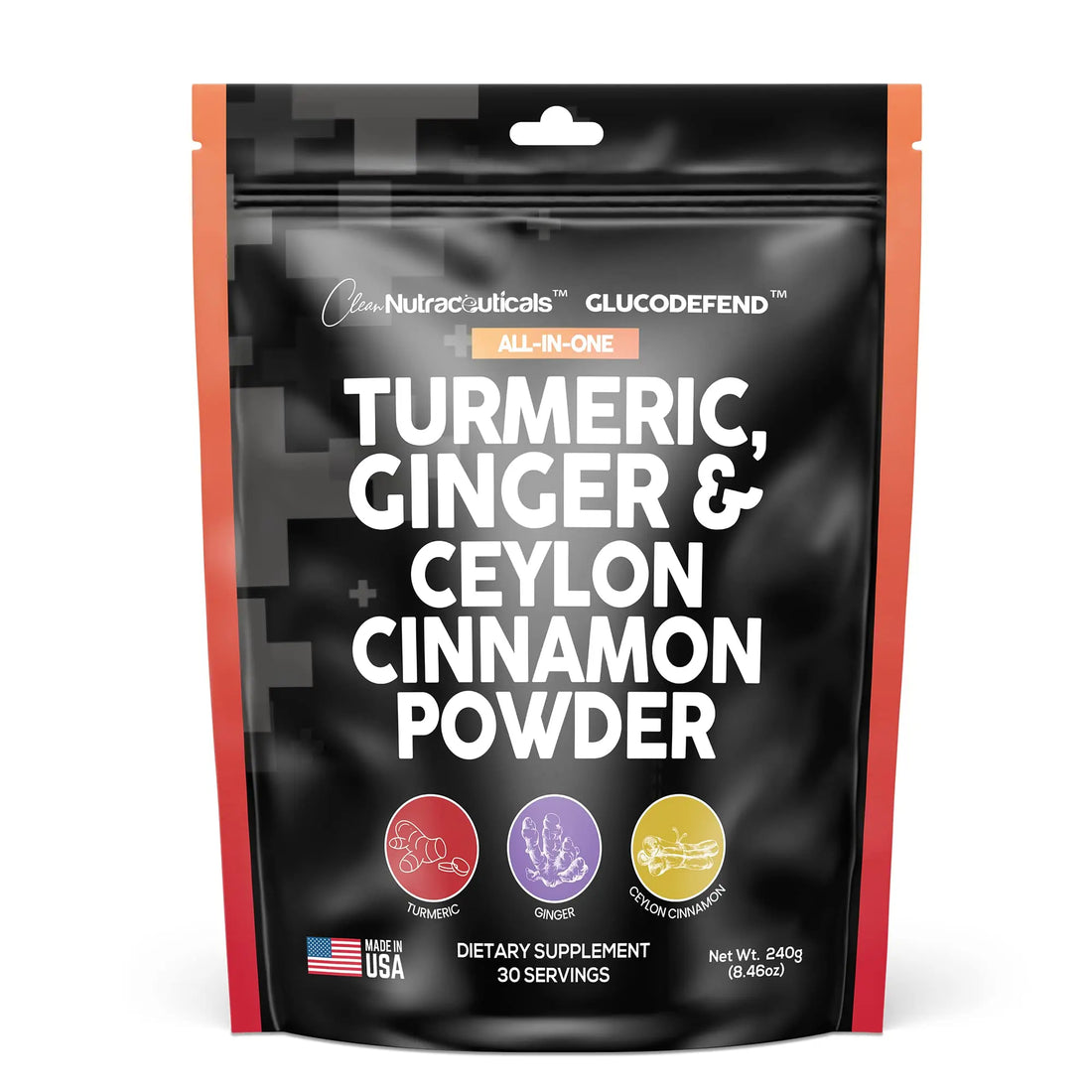 3in1 Turmeric Curcumin Ginger Root & Ceylon Cinnamon Powder Suppleme Clean Nutraceuticals Au supplements