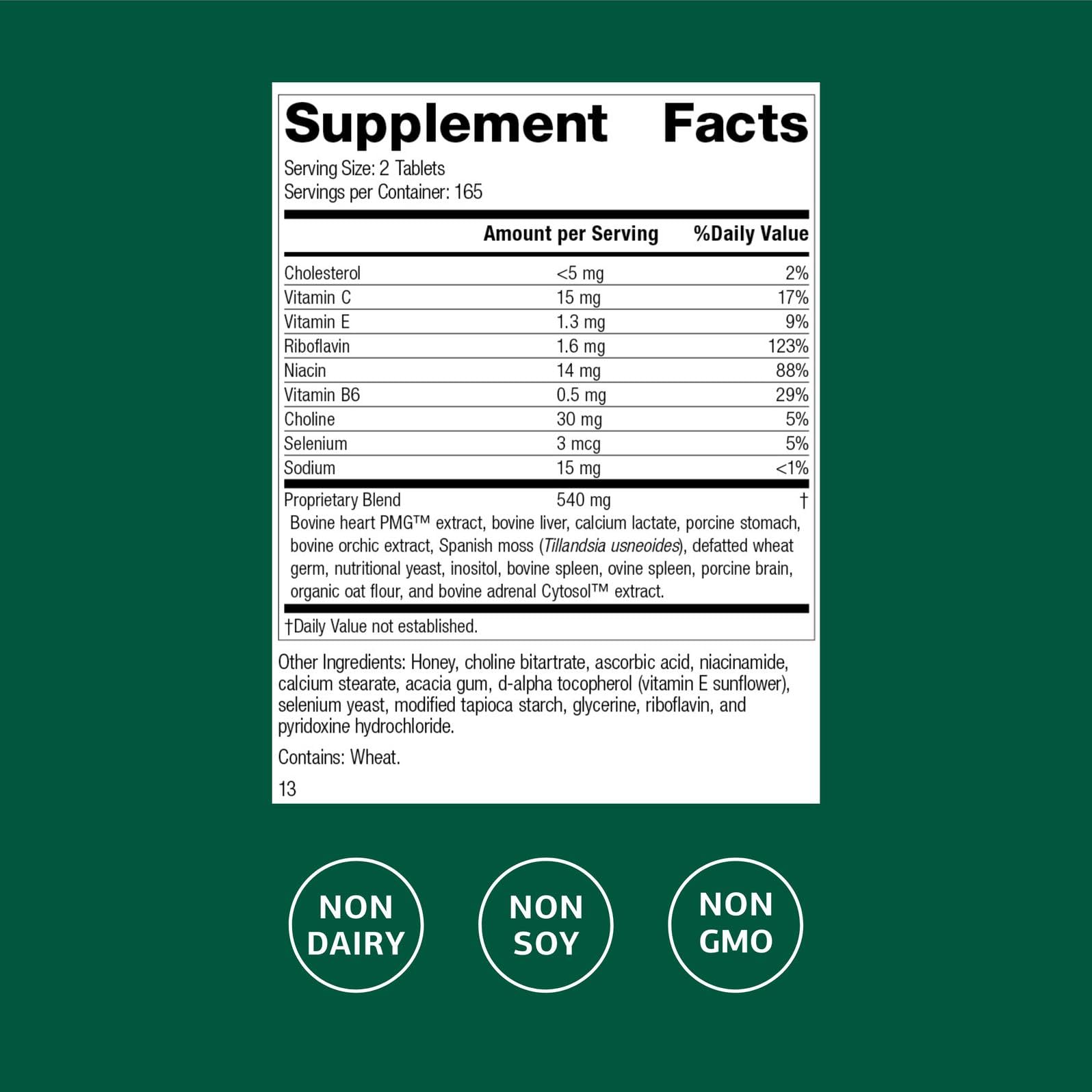 Standard Process Inc. Cardio-Plus - Antioxidant Support - Heart Health, Circulation & Blood Flow Supplement with Vitamin B6, Niacin & Riboflavin - Energy Metabolism Supplement - 330 Tablets Standard Process Inc. Au supplements