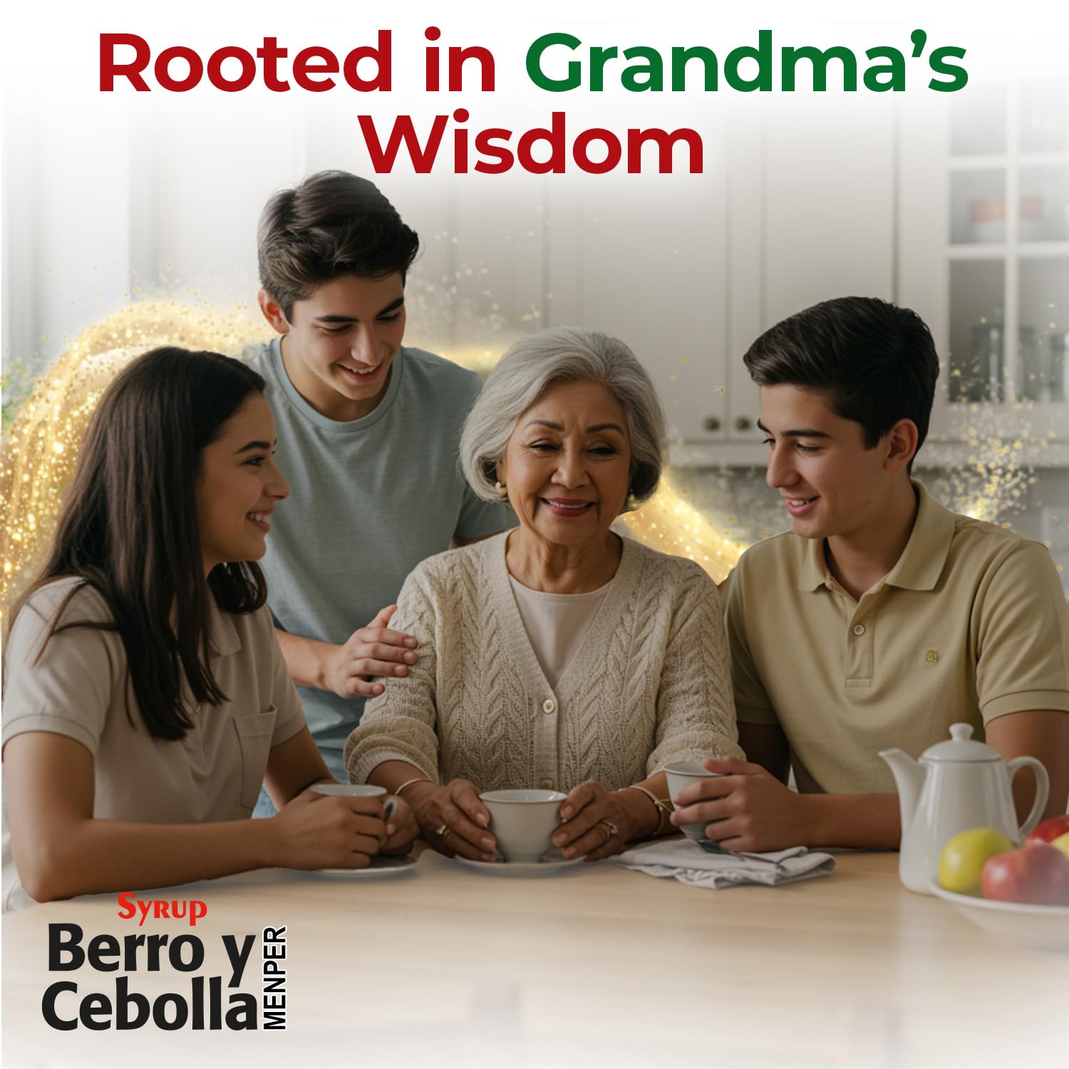 Jarabe Berro y Cebolla Immune Support Syrup with Vitamin D, Zinc & Natural Herbal Extracts – Eucalyptus, Honey, Onion, Garlic & More – Teens & Adult Wellness Formula – 8 Fl Oz Each | 2-Pack Berro y Cebolla MENPER Au supplements
