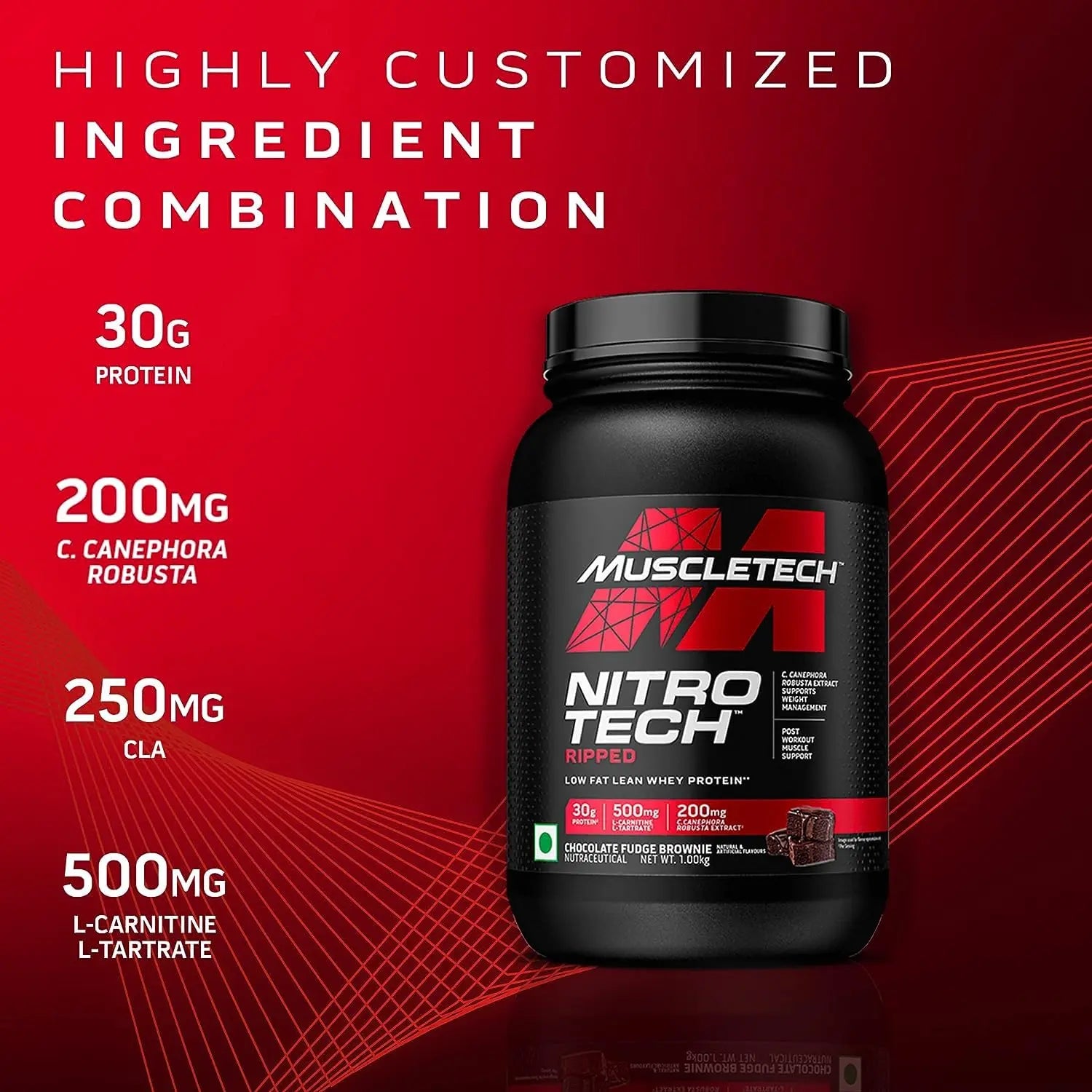 Protein Powder for Weight Loss |MuscleTech Nitro-Tech Ripped |Whey Protein Powder MuscleTech Au supplements