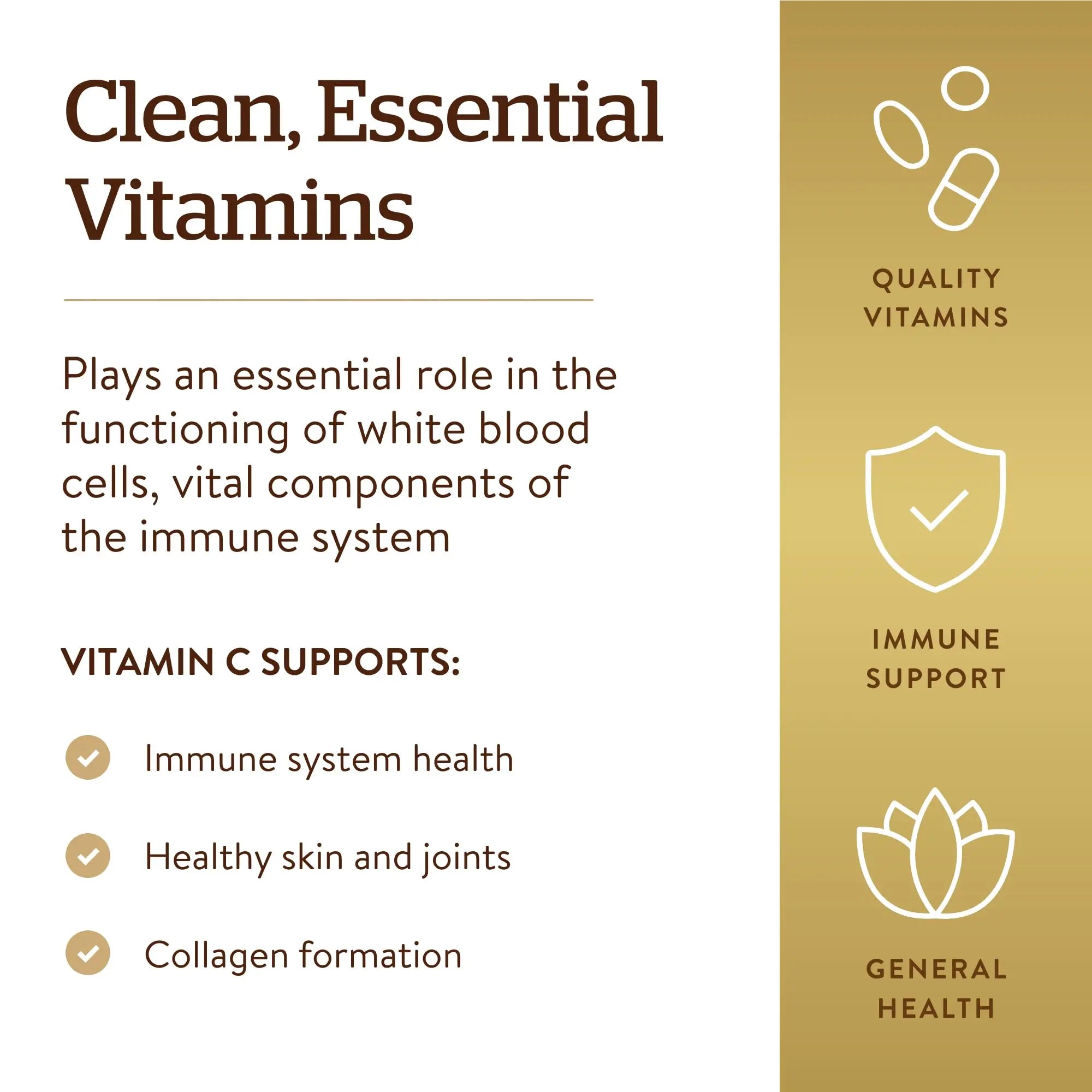 Solgar Vitamin C 1000mg - Healthy Immune System - Helps Fight Free Radicals - Vegan SOLGAR Au supplements