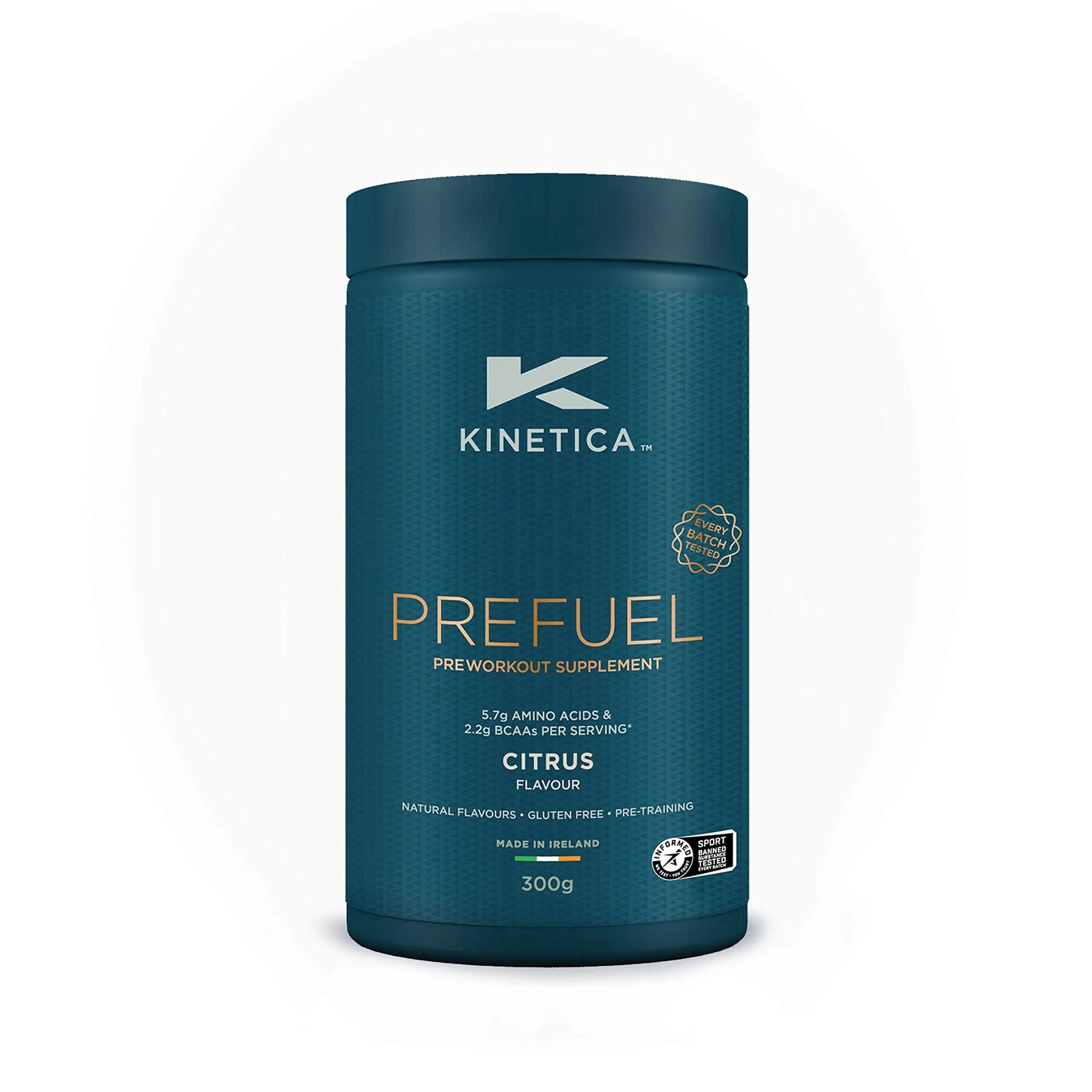 Kinetica PreFuel, Pre Workout, 5.7g Amino Acids & 2.2g BCAA's per Serving, 30 Servings Kinetica Au supplements