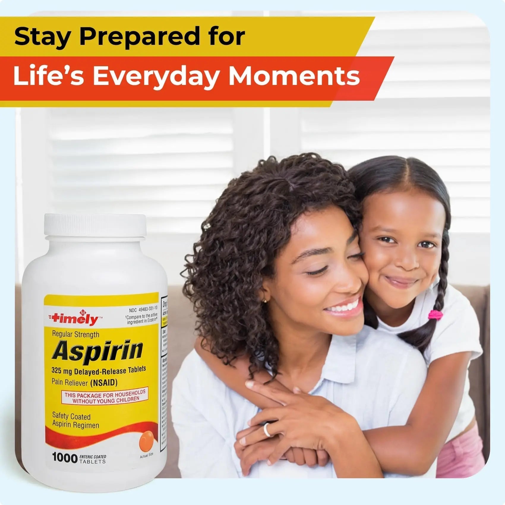 TIME-Cap Labs 1000 Regular Strength Aspirin 325mg – Delayed Release Enteric Coated Tablets for Minor Aches and Pains, NSAID Pain Reliever & Fever Reducer for Adults and Children 12 Years and Older TIME-CAP LABS, INC. Au supplements