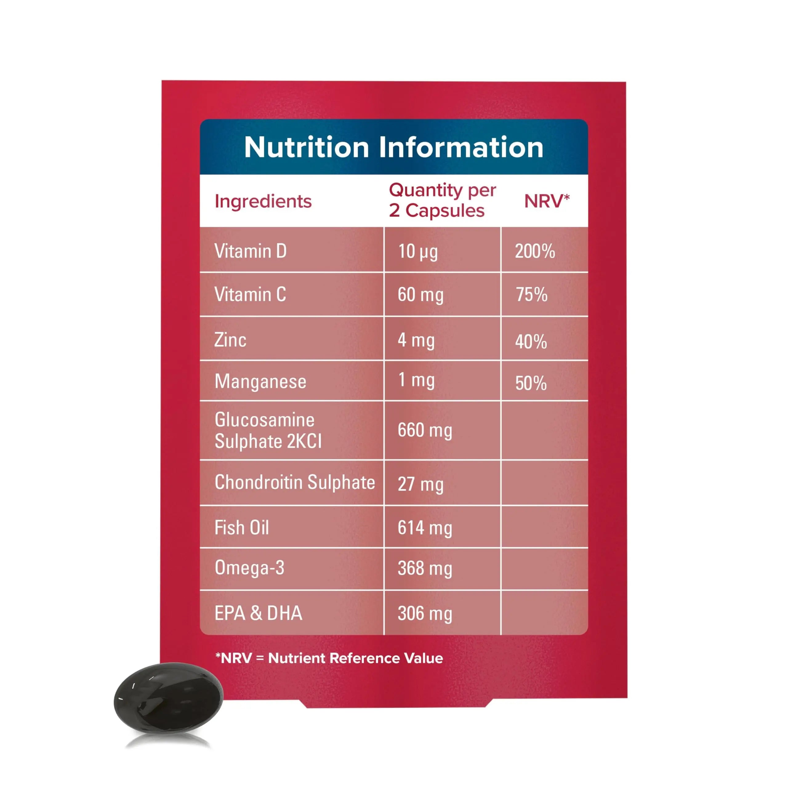 Seven Seas JointCare Active, With Glucosamine, Omega-3, Chondroitin, Vitamins C and D Seven Seas Au supplements