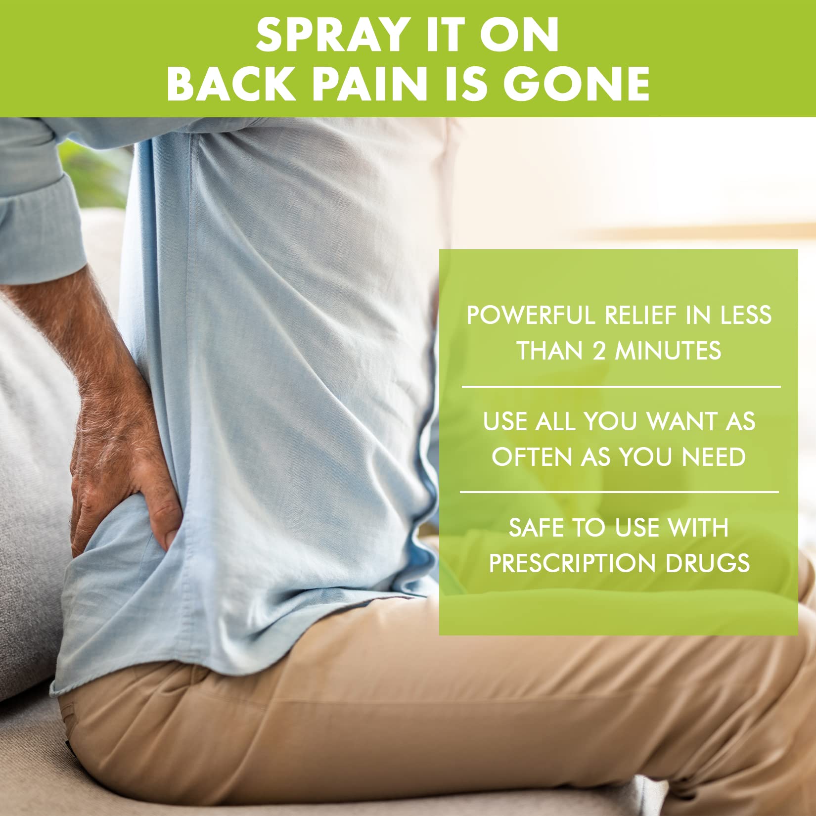 Premiere's Pain Spray All-Natural Menthol & Peppermint Roller Herbal Blend for Joint and Nerve Pain, Muscle Soreness, Sprains, Cramps, Sports Injuries, Back Pain & Neck Shoulder Aches - 1 Pack Premiere's Pain Spray Au supplements