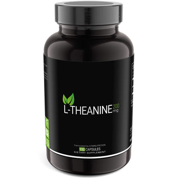 SYMNUTRITION L-Theanine 200mg — 150 Count (V-Capsules) / 150 Servings Manufactured in a cGMP-Registered Facility in USA; Non-GMO, Vegan & Gluten Free SYMNUTRITION Au supplements