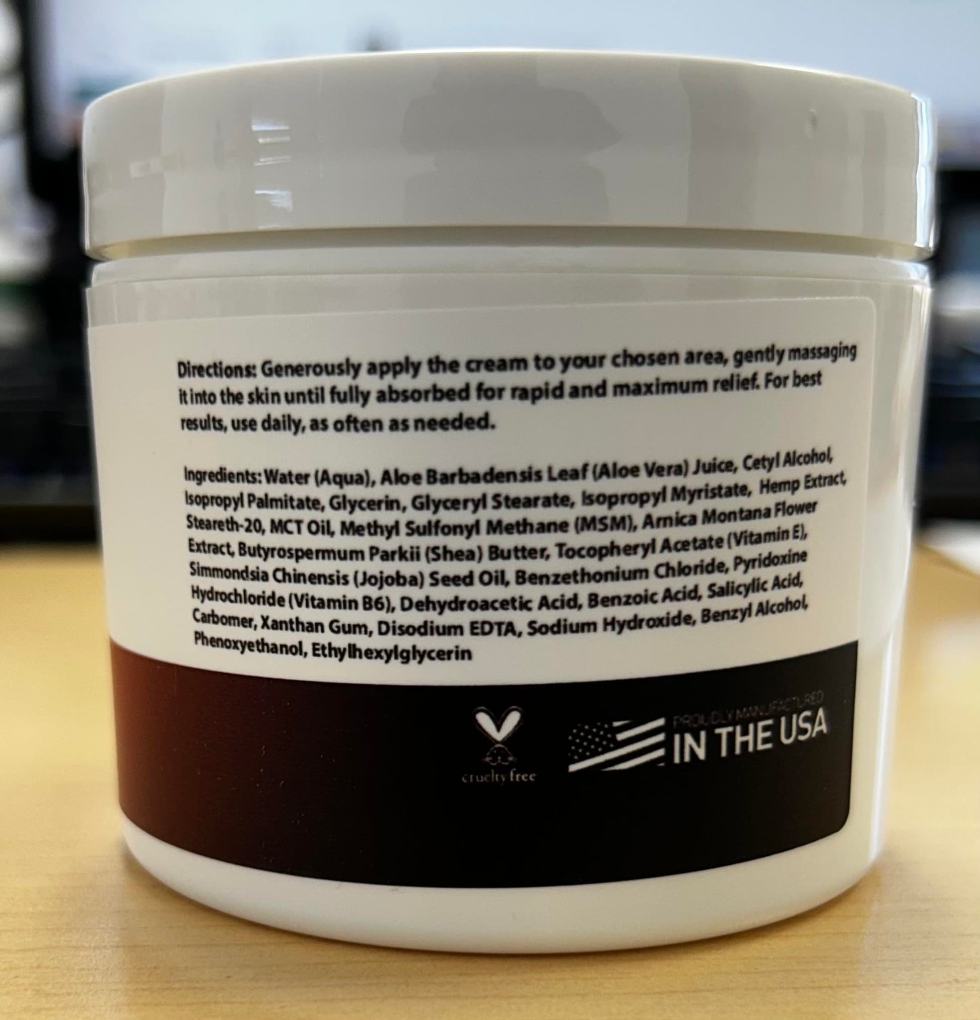 Medical Miracles Hemp Cream - Ideal for Hips, Joints, Neck, Back, Elbows, Fingers, Hands, and Knees (1000mg) Now NEW 4OZ Size Medical Miracles Au supplements