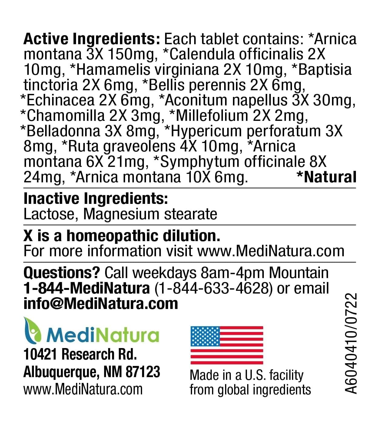 MediNatura Plant-Powered Pet Pain Relief Bundle T-Relief Pet Pain Tablets (90) + T-Relief Pet Arthritis (90) 12 Plant-Based Homeopathic Pain Relievers with Arnica - Support for Muscles, Joints + HIPS MediNatura Au supplements