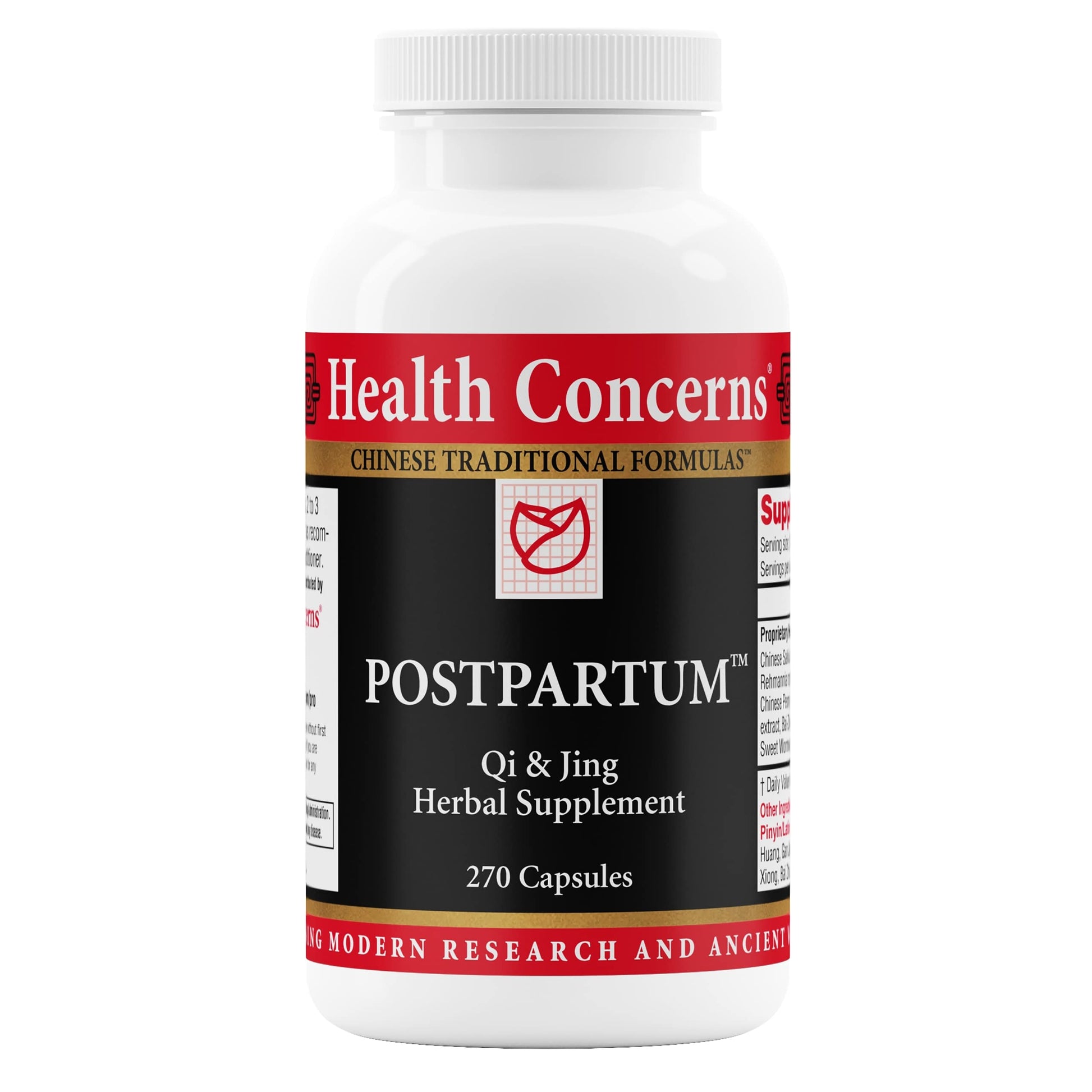 Health Concerns Postpartum – Recovery Support & Women's Hormonal Balance – Uterine Cleansing – Chinese Herbal Supplement for After Childbirth, Miscarriage or Surgery – 270 Capsules Health Concerns Au supplements