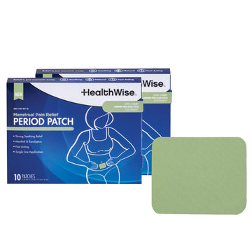 HealthWise Menstrual Pain Relief Bundle | Twenty 10% Menthol + Eucalyptus Period Patches | Generous XL Size Patch | Natural, Therapeutic Care at Home HealthWise Au supplements