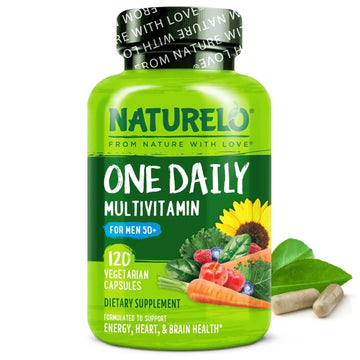 NATURELO Mens Multivitamins for Men 50+ - One Daily Multivitamin for Men with Vitamins, Minerals & Organic Whole Foods, Boost Energy & Health, NATURELO Au supplements