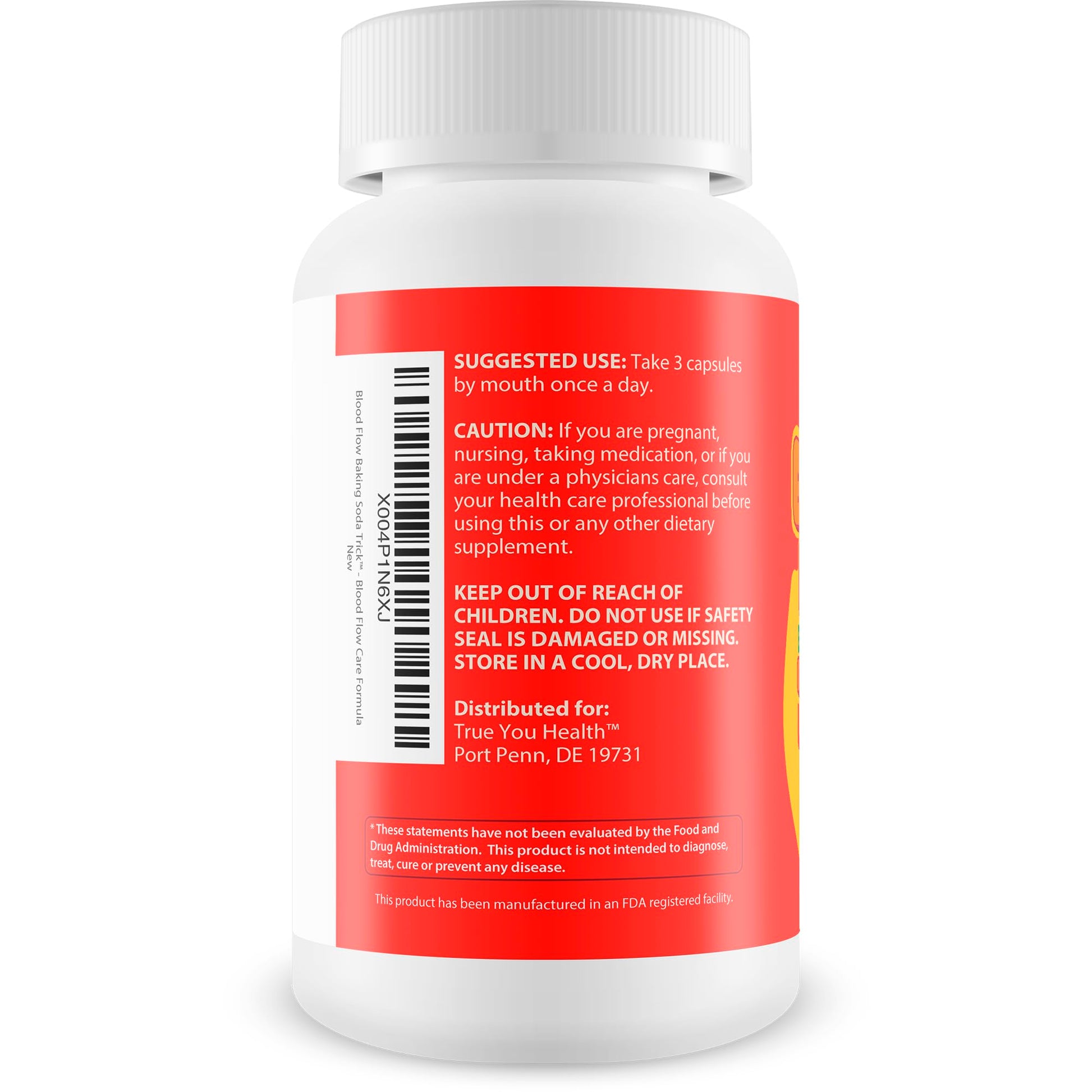 Baking Soda Trick for Men - Our Best Blood Flow Pills - Male Circulation Supplement for Advanced Blood Flow Care - Natural Circulation Supplements - Blood Circulation Supplements for Men True You Health Au supplements