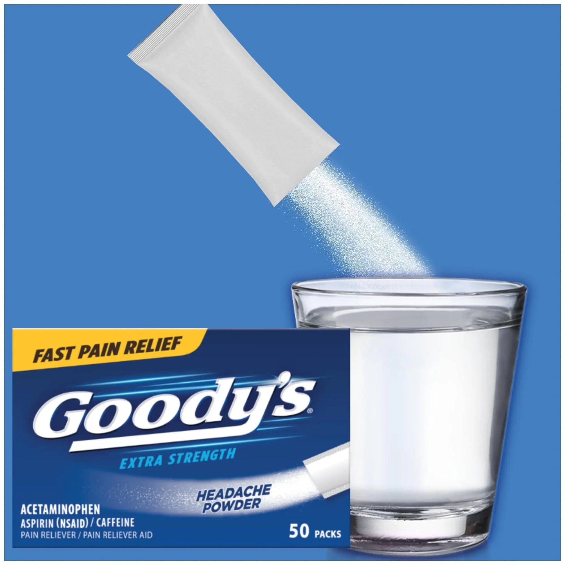 Goody's Extra Strength Headache Powders 50 ea (Pack of 6) Goody's Au supplements