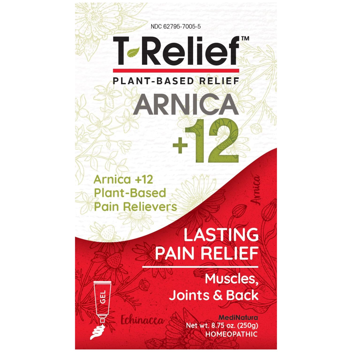 T-Relief Arnica +12 Gel - 8.75 oz. MediNatura Au supplements