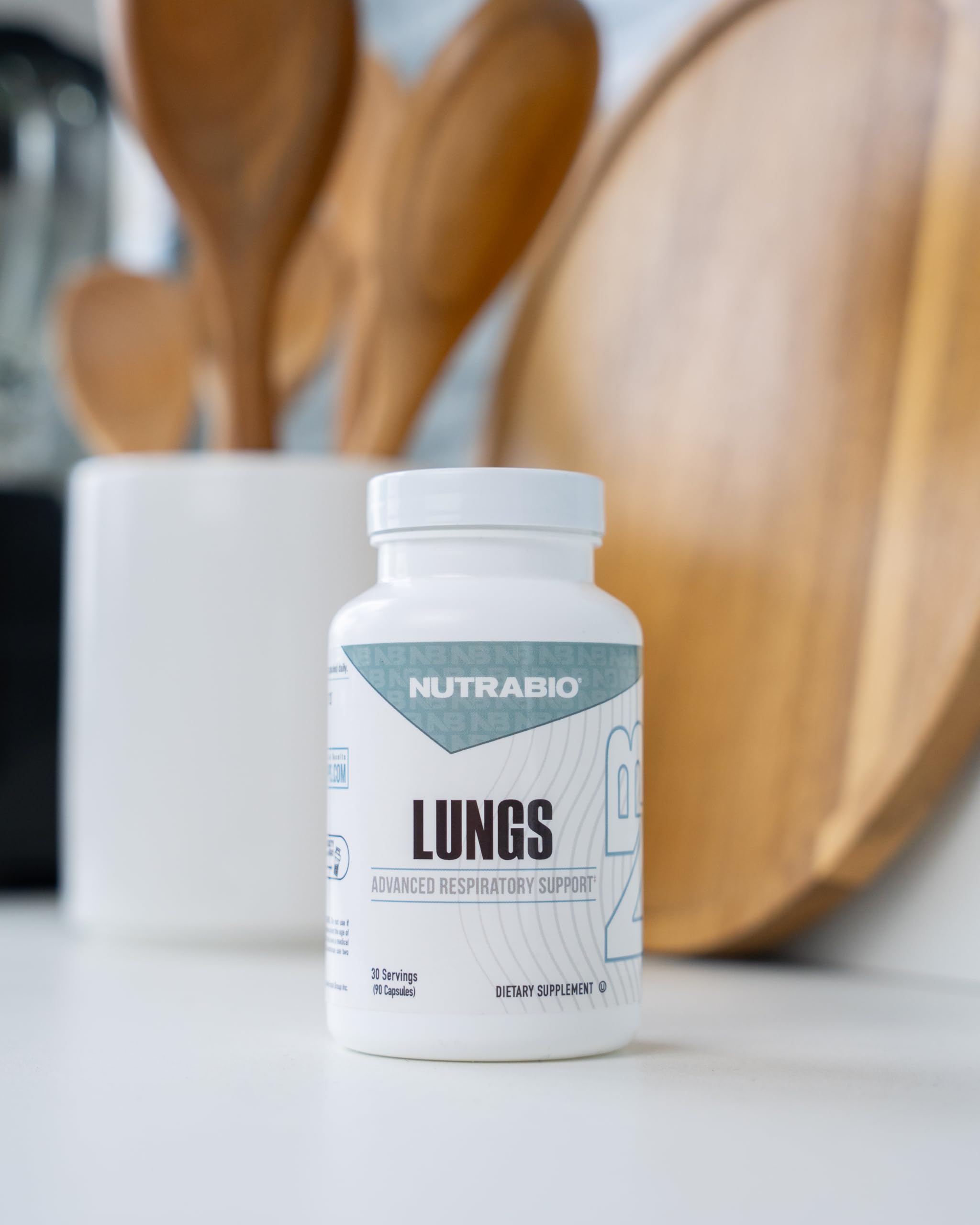 NutraBio Lungs Supplement - Blend of Immuno-LP20 and Natural Extracts to Help Support Respiratory & Immune Health - 90 Capsules NutraBio Au supplements