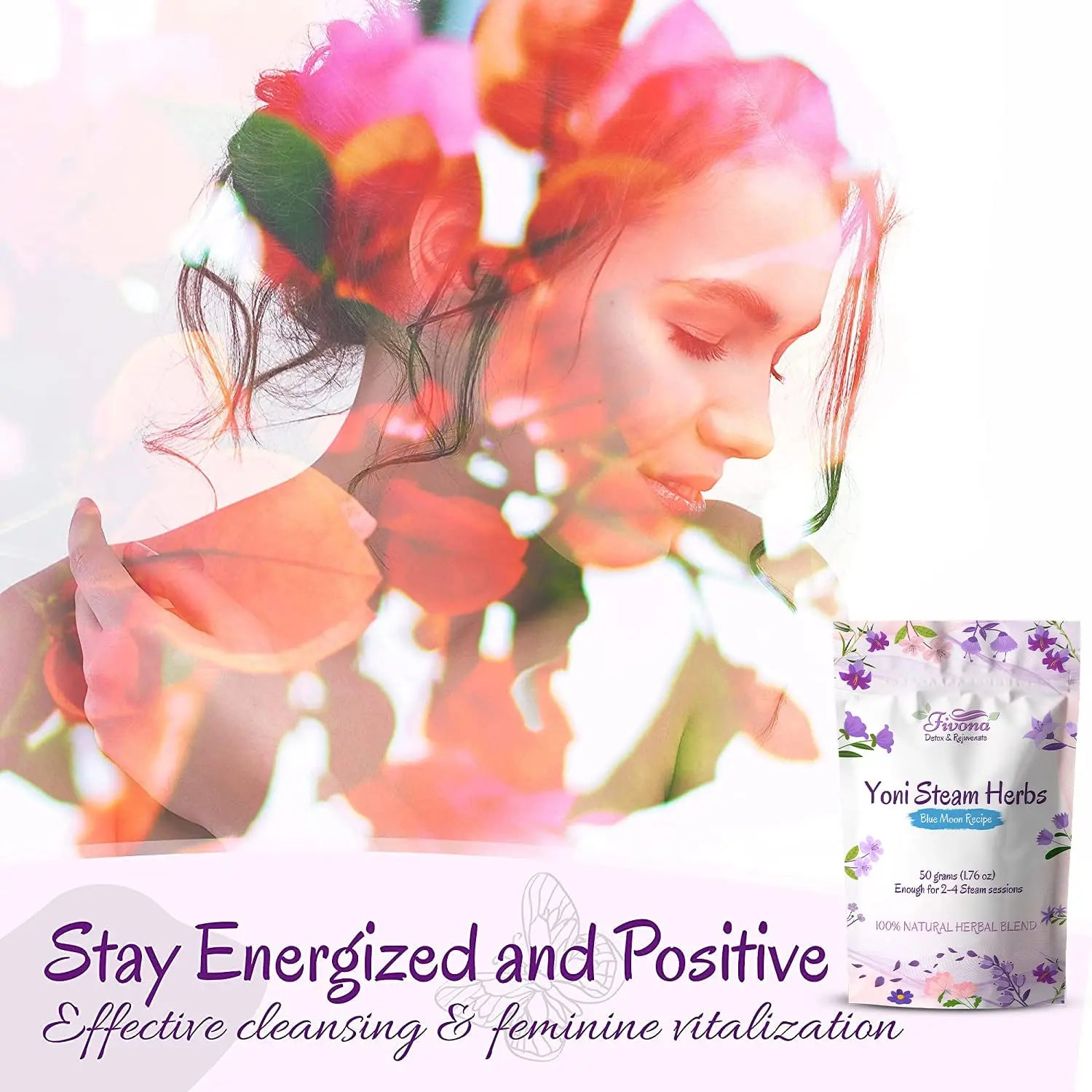 FIVONA Yoni Steaming Herbs - For Feminine Use And Rituals - V-Detox, Cleanse, Wash, Odor Control FIVONA Au supplements