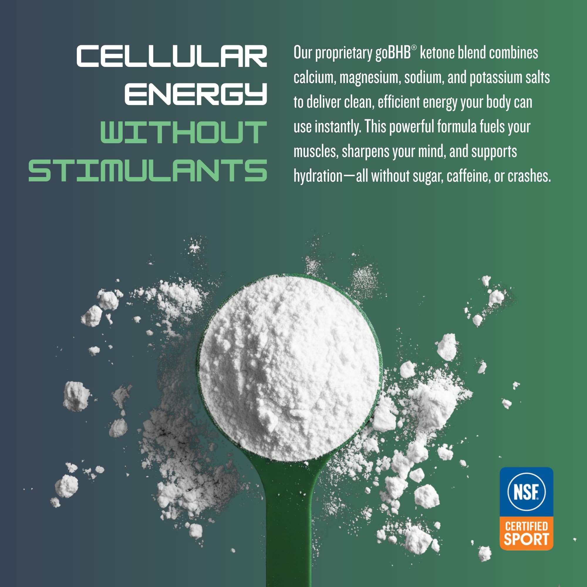 CleanForm Nutrition goBHB® Clean Energy Powder | NSF Sport Certified | Cellular Fuel with BHB Salts | Enhances Endurance, Mental Clarity, Hydration & Recovery | No Caffeine or Sugar | Neutral Flavor CleanForm Nutrition Au supplements