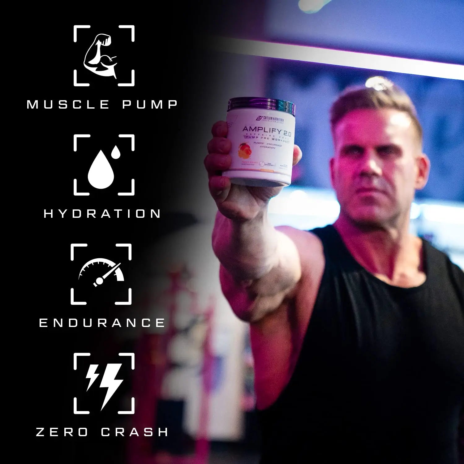 Cutler Nutrition Amplify 2.0 Caffeine Free Pre Workout for Men and Women Stimulant Free Cutler Nutrition Au supplements