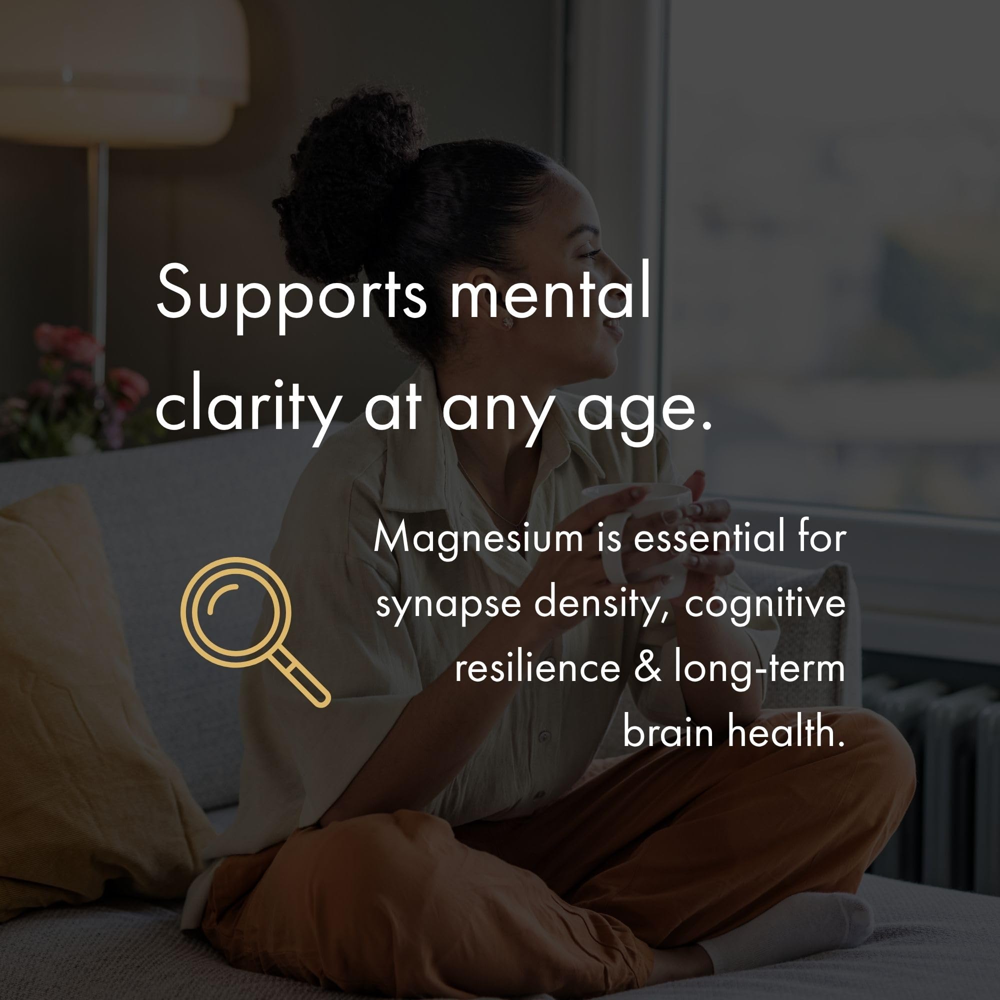 NAOMI Magnesium L-Threonate with 2,000mg Patented Magtein®, High Absorption Elemental Magnesium, Memory Supplement - Brain Health, Focus, Nerve Support, Heart Health, Natural Sleep Aid, 60 Veggie Caps NAOMI Au supplements