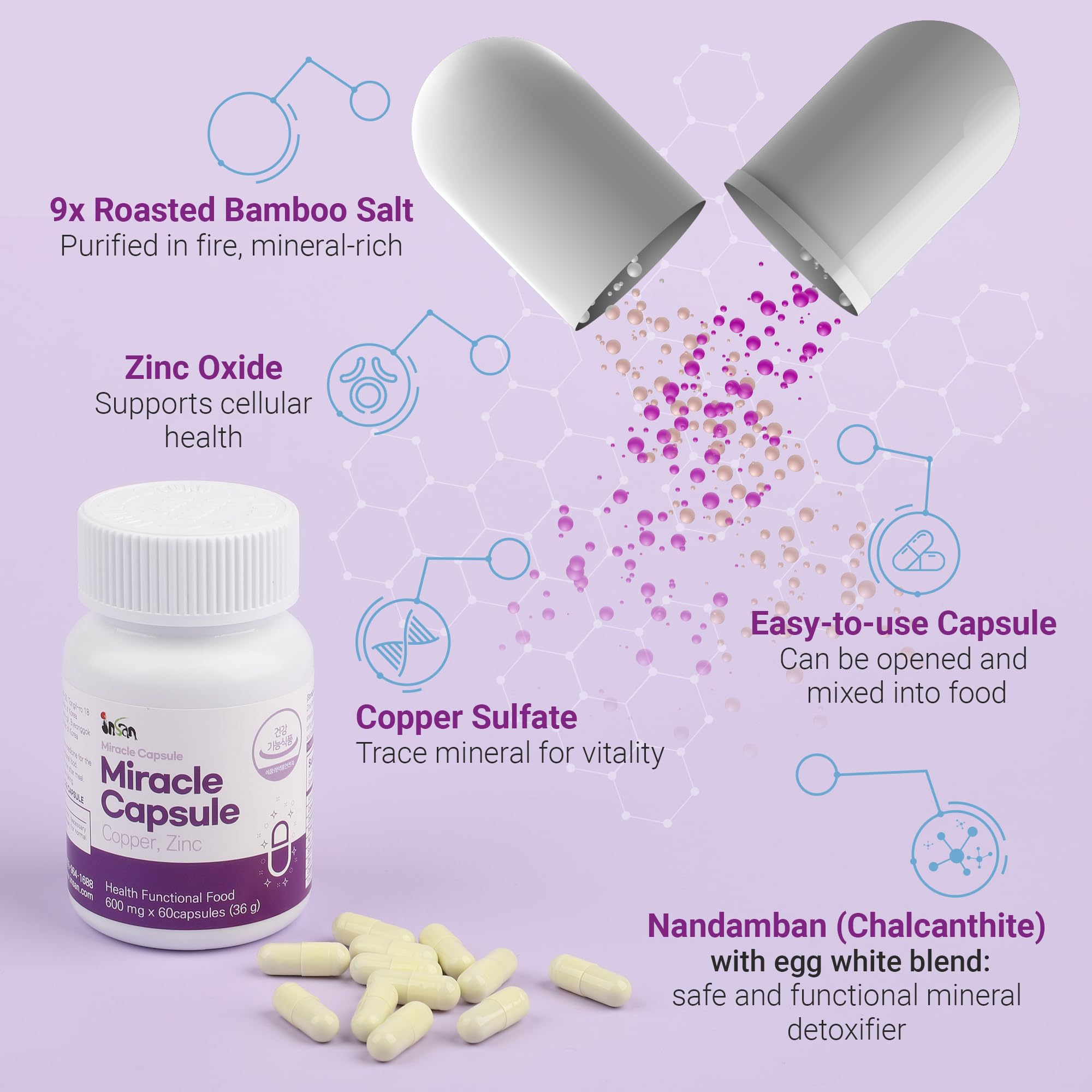 INSANORIGINS Miracle Capsule Immune Defense Support Supplement 18g (600mg - 30 Capsules) [Starter Pack] INSANORIGINS Au supplements