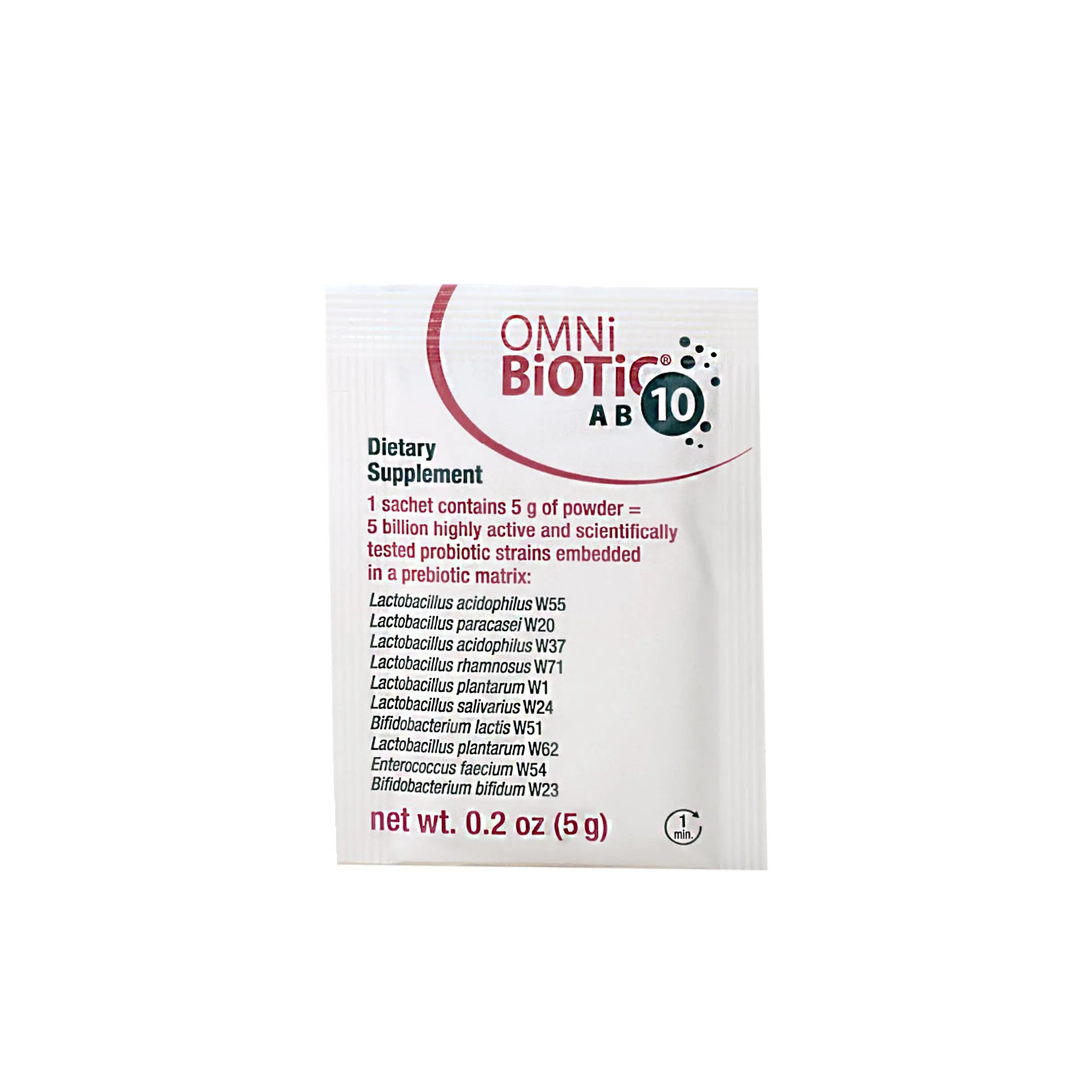 OMNi BiOTiC AB 10 - Clinically Tested Restorative Probiotic - Supports & Restores Gut Flora & Digestion - Digestive Probiotic for Diarrhea - Vegan, Hypoallergenic, Non-GMO (30 Daily Packets) OMNi BiOTiC Au supplements