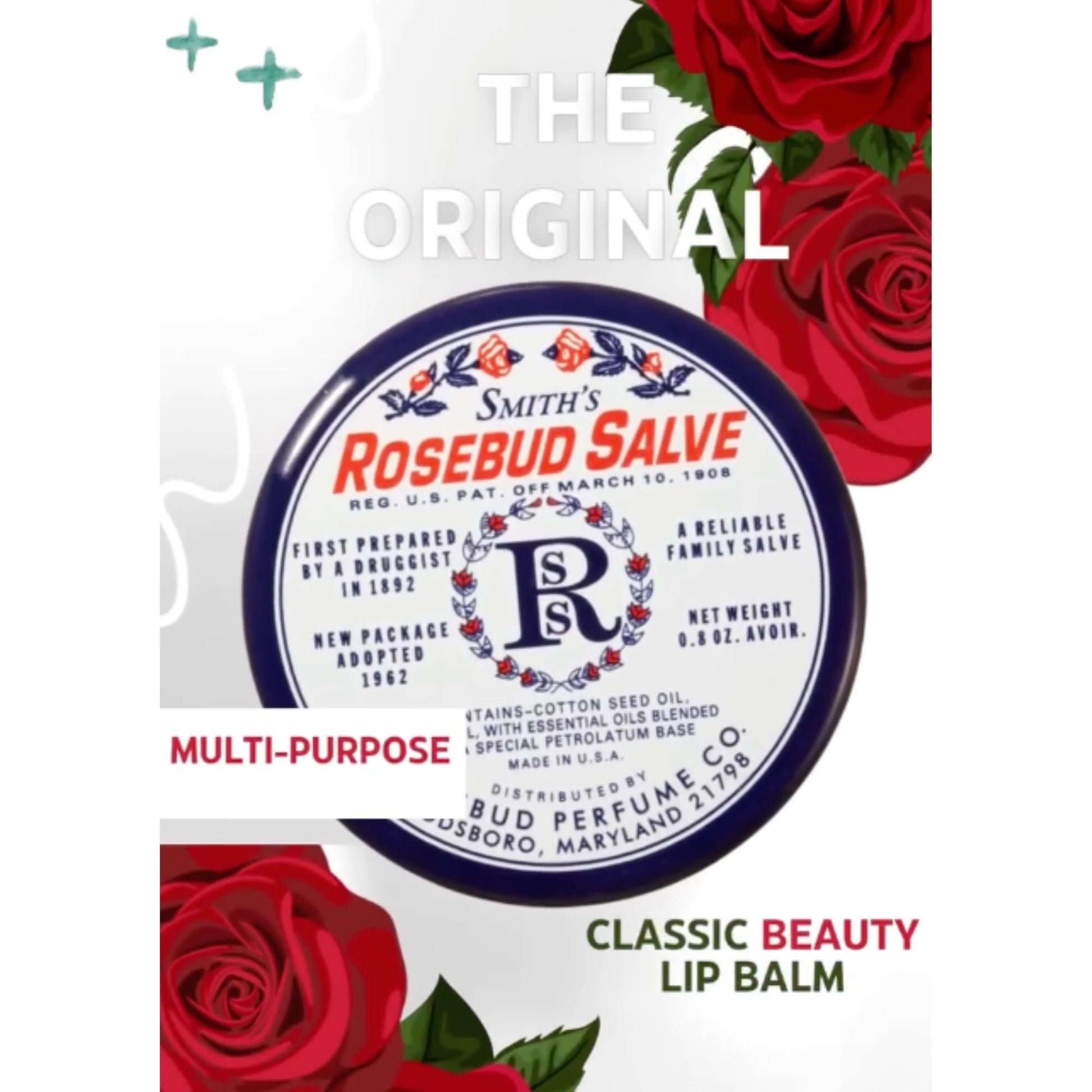 Smith's Rose Lip Balm Bulk- 3x0.5oz Premium All Purpose Lip Gloss Tubes & 3x0.8oz Lip Treatment Salve - Trio Lip Balm Tubes for Plump Lips & Cracked Skin Care - Christmas Gift Set, EBook Generic Au supplements