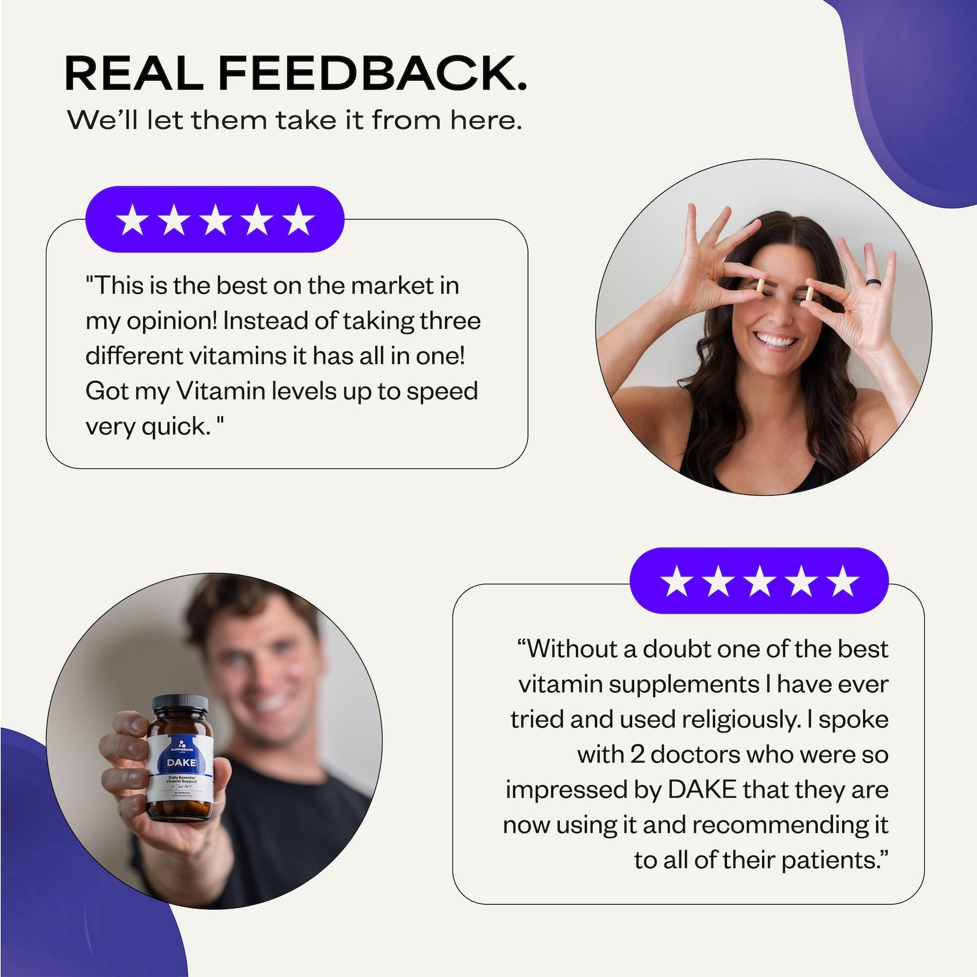 Suppgrade Labs DAKE by Dave Asprey | Synergistic Blend of Essential Vitamins D-A-K-E | Vitamin D2 + K2 + A + E Supplement for Immune Support, Bone & Joint Support, & Heart Health | 60 Day Supply Suppgrade Labs Au supplements