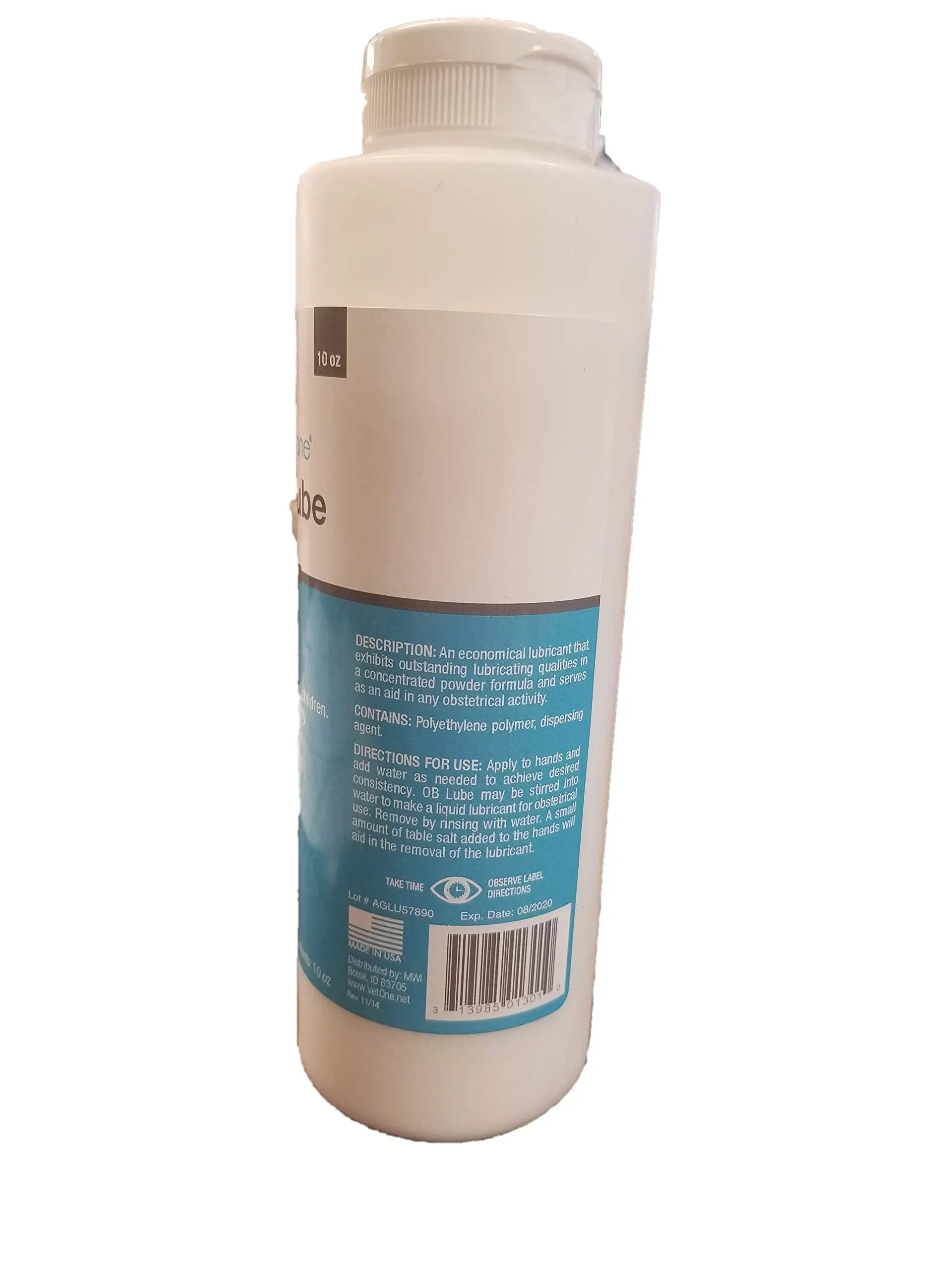 VetOne OB Lube Powder Concentrate 10 oz Lubricating Livestock Obstetrical Vet One Au supplements