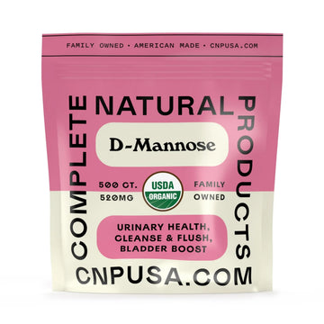D Mannose 520mg Capsules - Organic D Mannose Supplement for UT Support, Urinary Tract Bladder Health Pills, Plant Based Formula, Vegan Non GMO, No Fillers, 500 Capsule Count Made USA Certified Kosher Complete Natural Products Au supplements