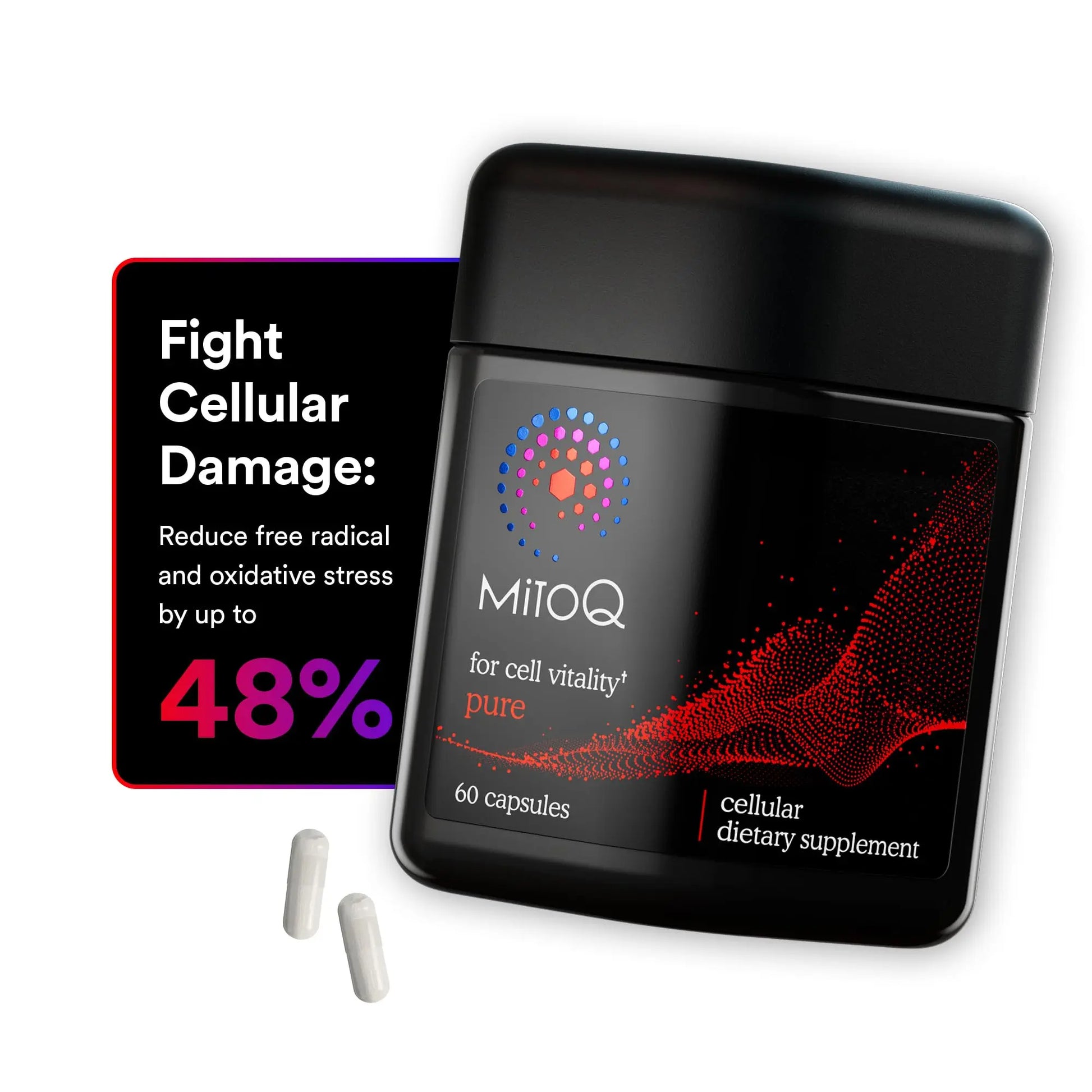 MitoQ Pure Advanced Mitochondria Supplement Superior Bioavailability to CoQ10 | Reduces Free Radical Damage for Healthy Aging, Metabolism, Heart Health, Energy, Strength & Mobility MitoQ Au supplements